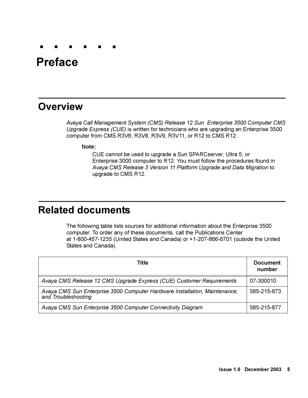 Avaya 12 manual Overview, Related documents 