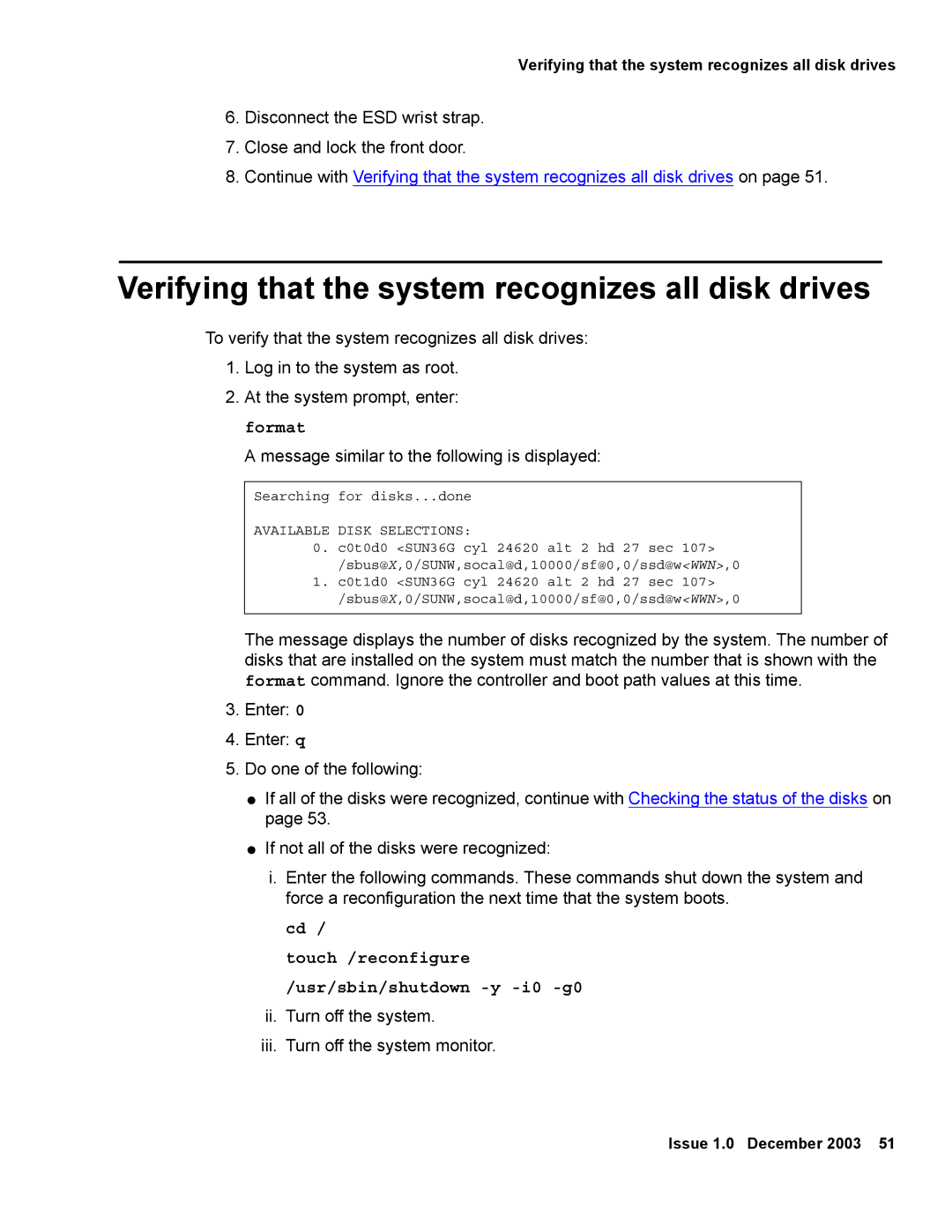 Avaya 12 manual Verifying that the system recognizes all disk drives 