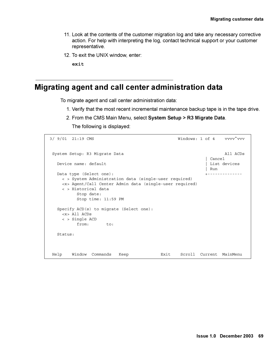 Avaya 12 manual Migrating agent and call center administration data 