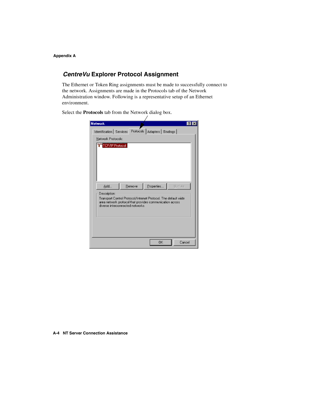 Avaya 1.2 manual CentreVu Explorer Protocol Assignment 