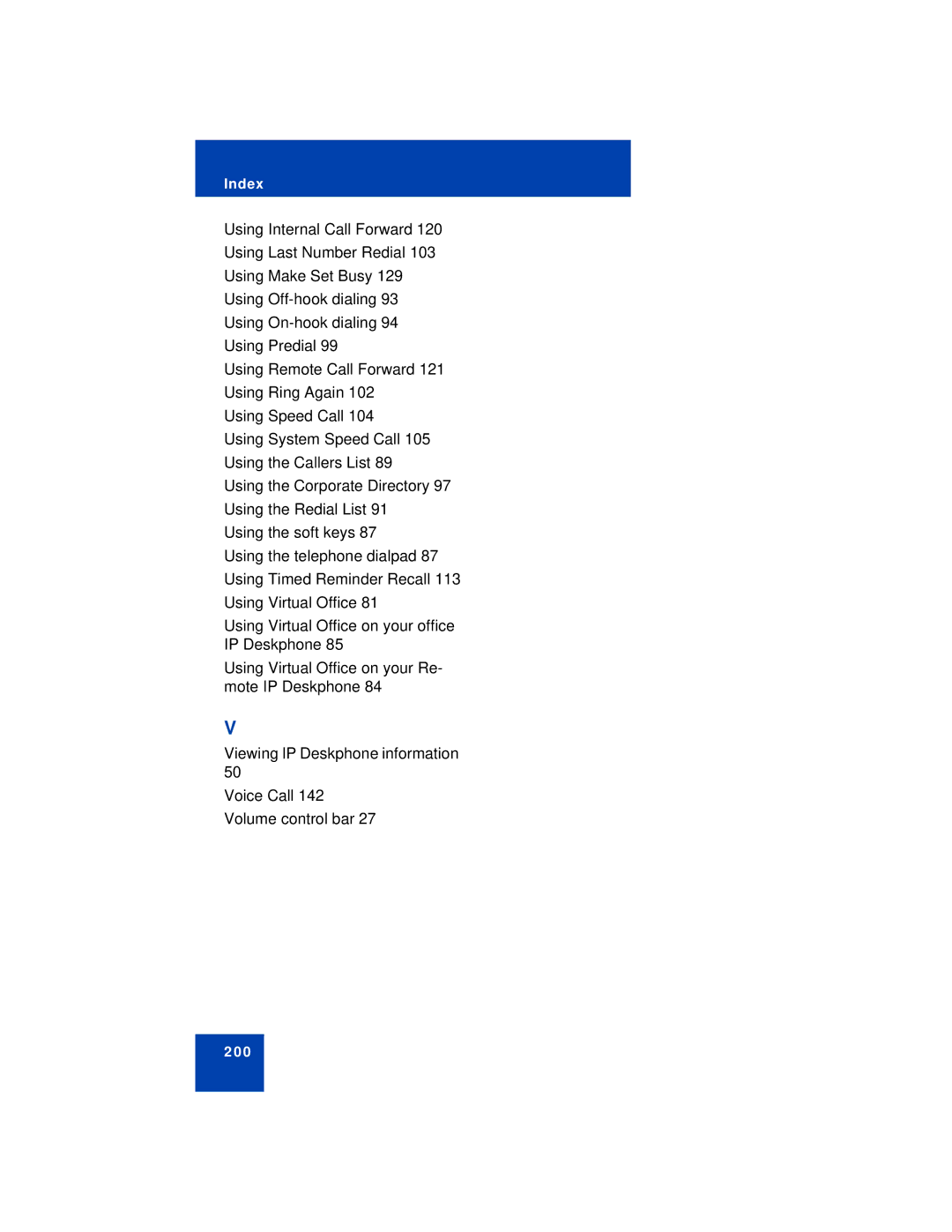 Avaya 1220 manual 200 