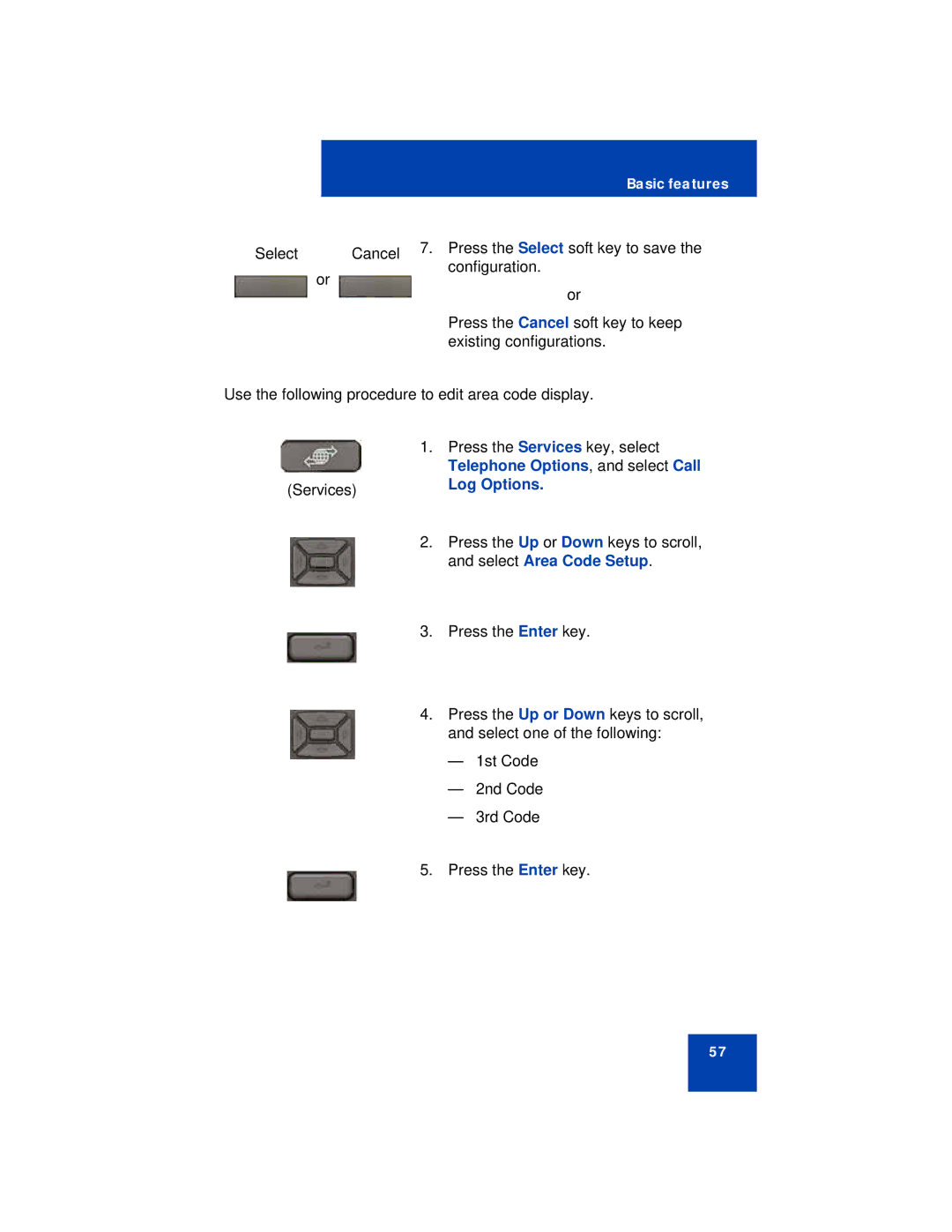 Avaya 1220 manual Telephone Options , and select Call 