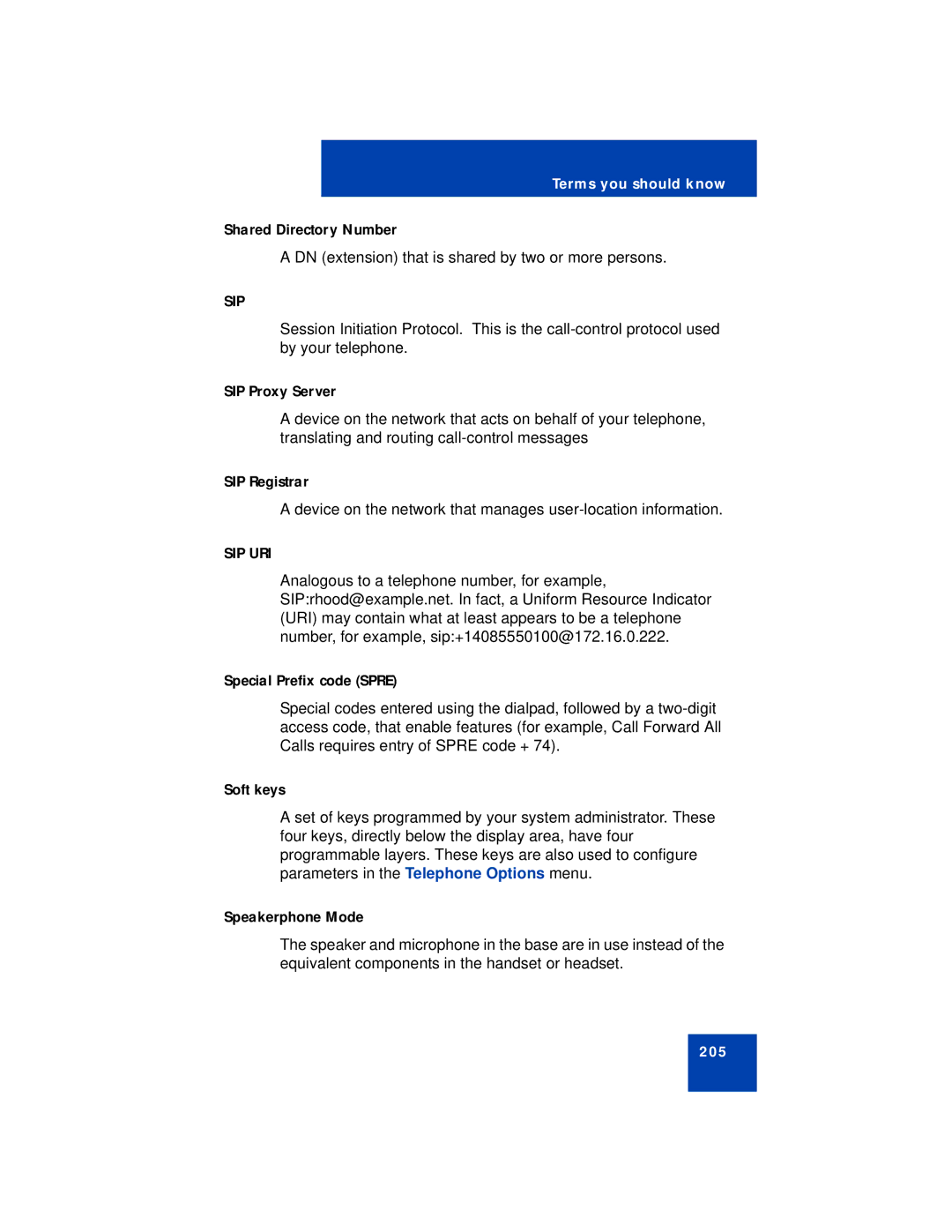 Avaya 1230 manual Sip 