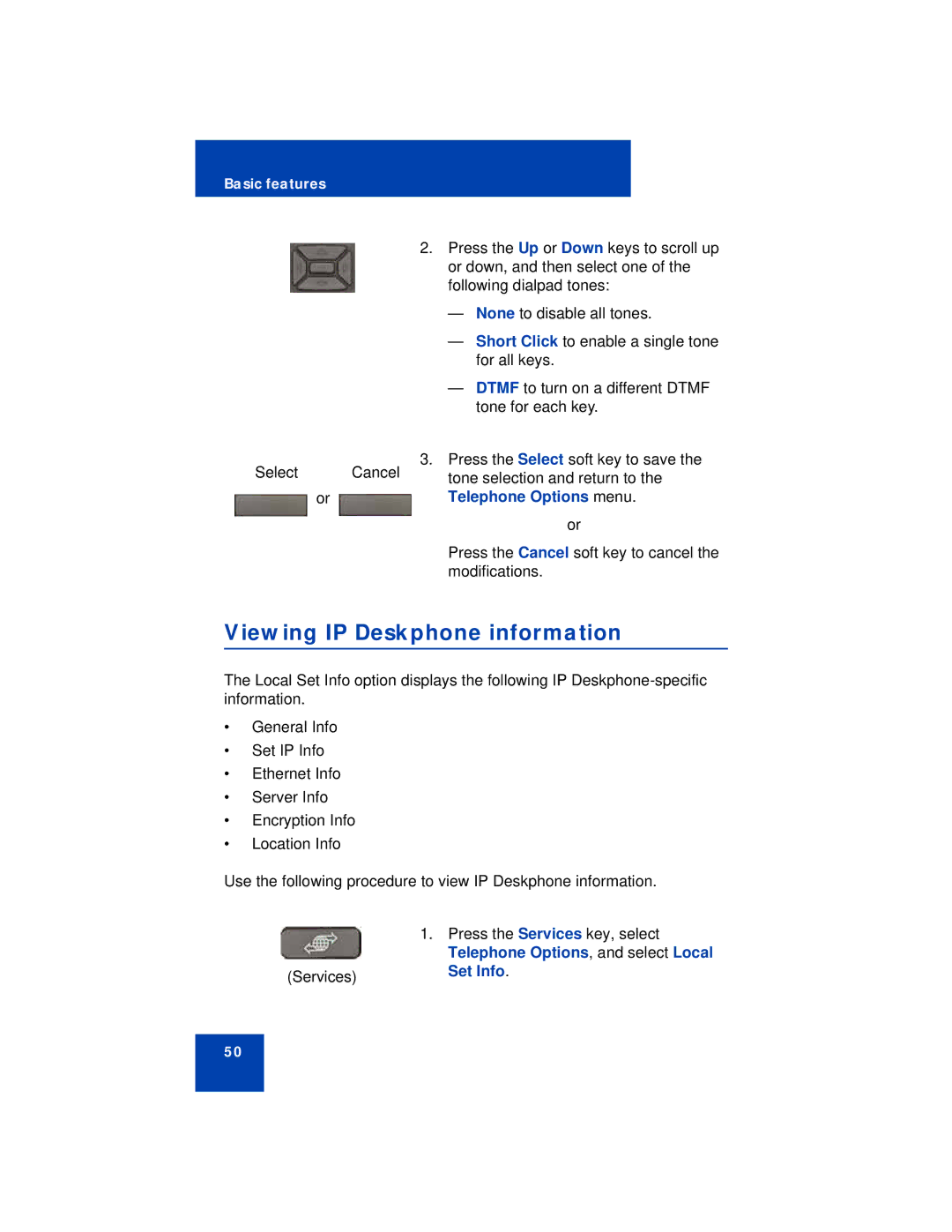 Avaya 1230 manual Viewing IP Deskphone information, Set Info 