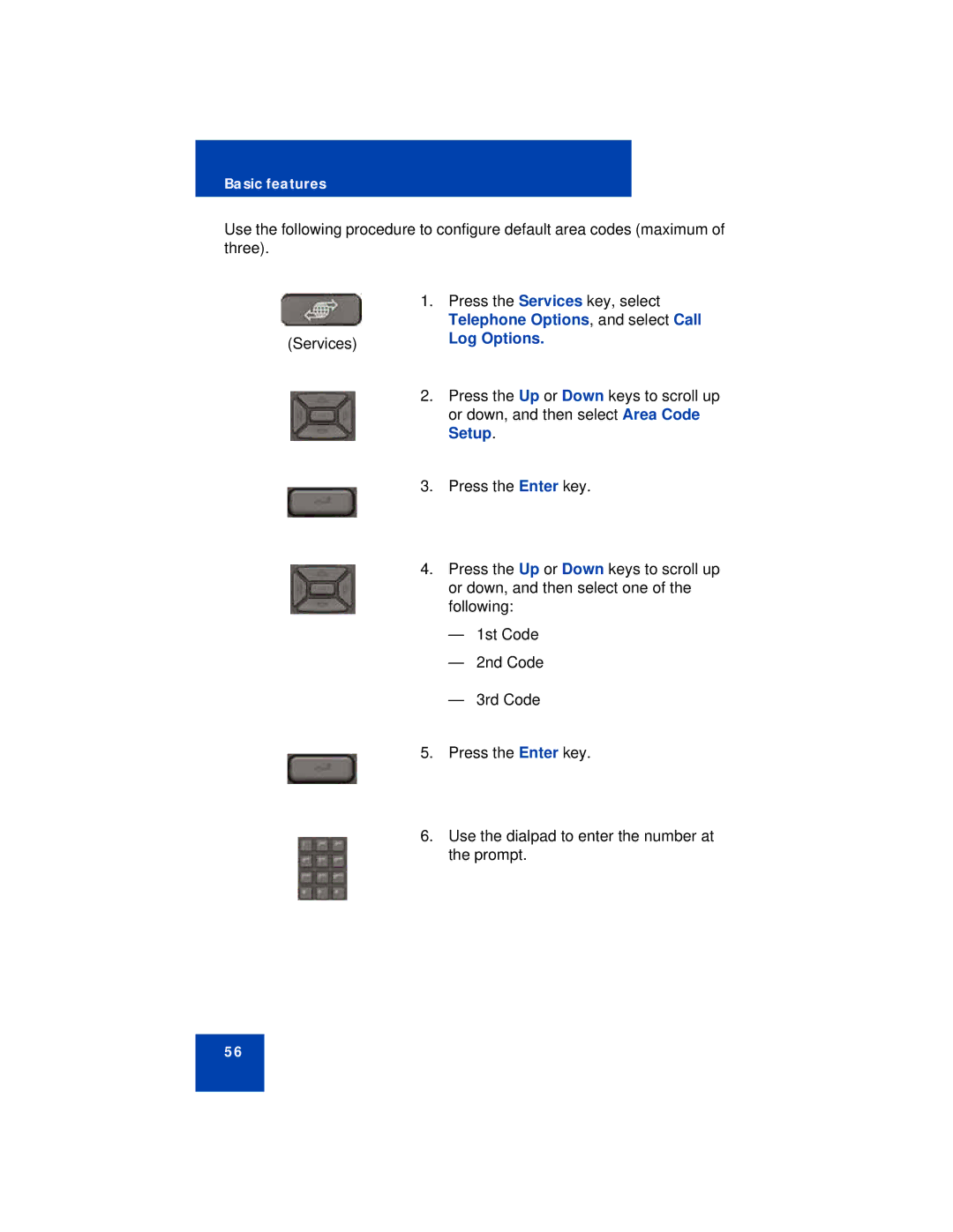 Avaya 1230 manual Telephone Options , and select Call 