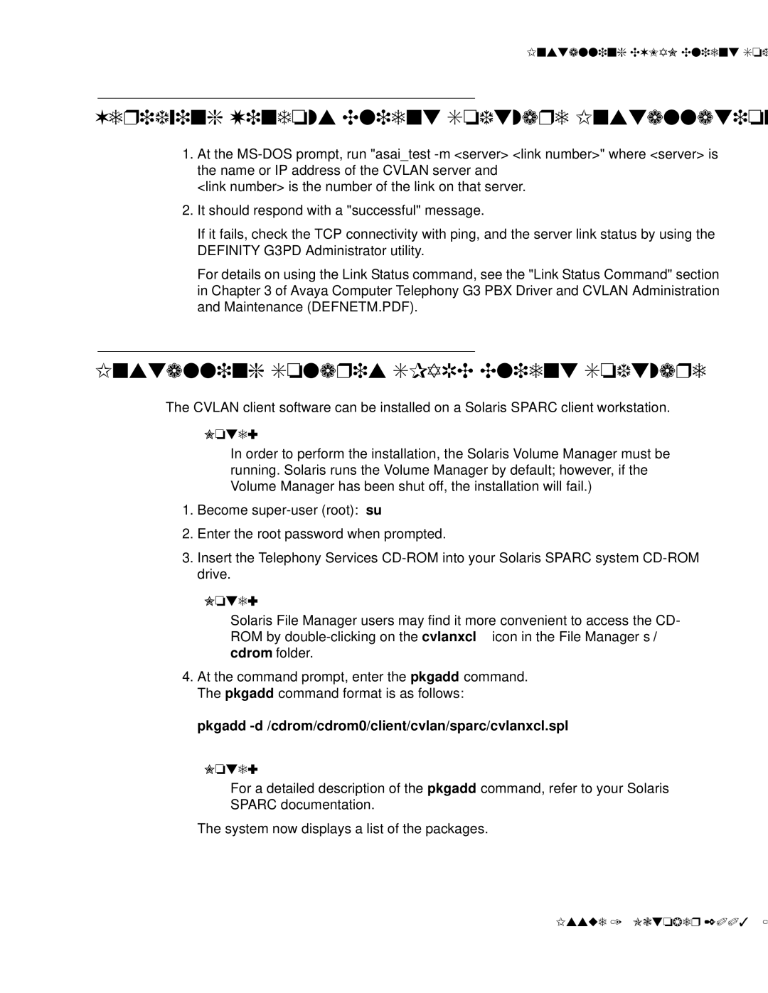 Avaya 1.3 manual Verifying Windows Client Software Installation, Installing Solaris Sparc Client Software 