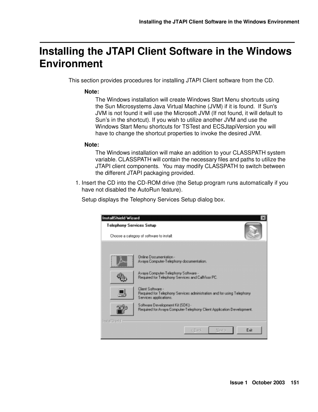 Avaya 1.3 manual Issue 1 October 2003 