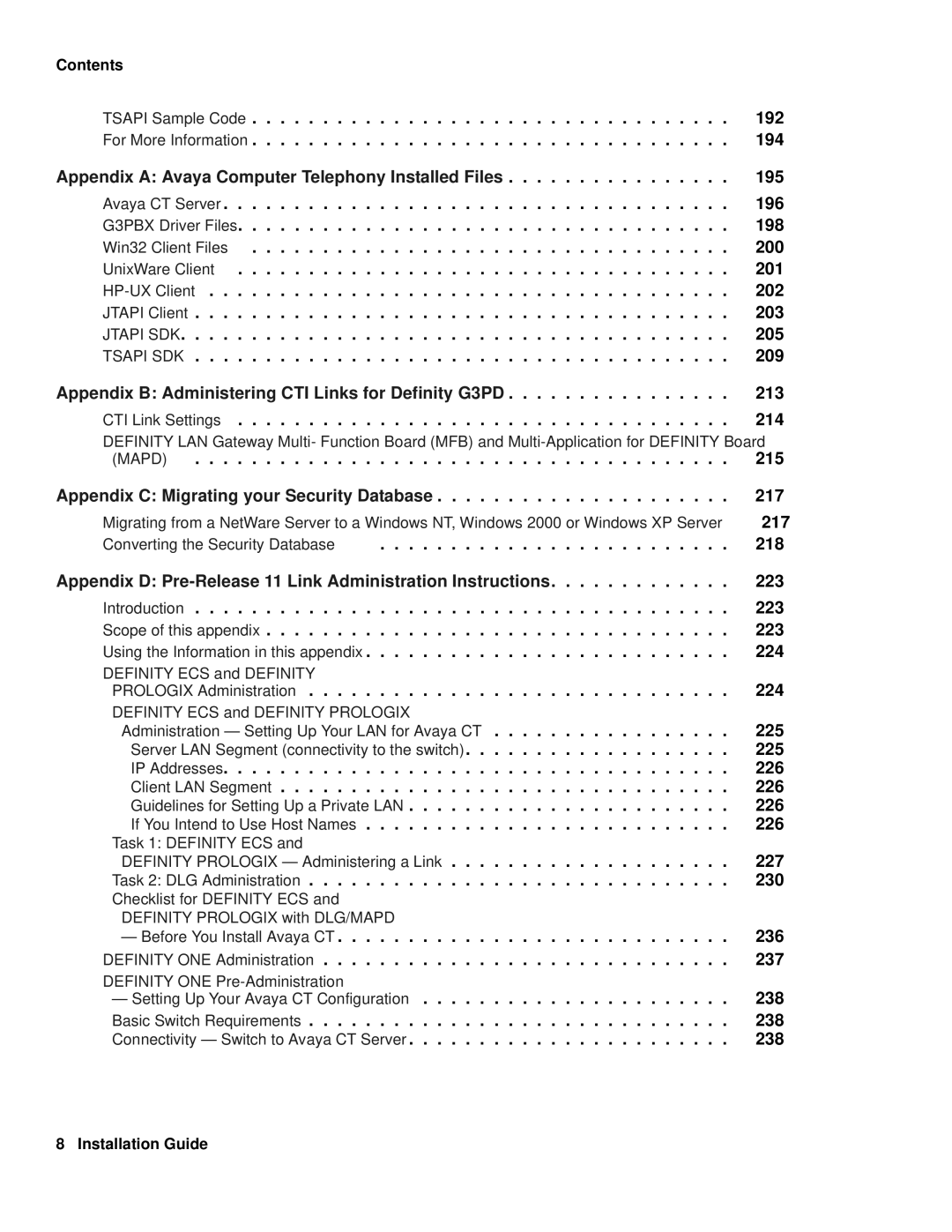 Avaya 1.3 manual Jtapi SDK 