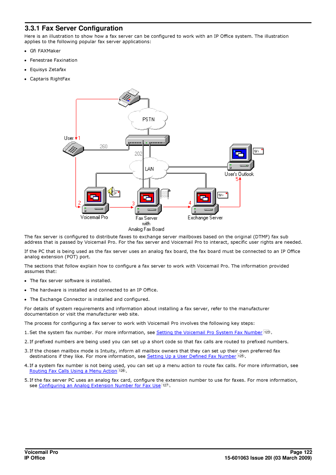 Avaya 15-601063 manual Fax Server Configuration 