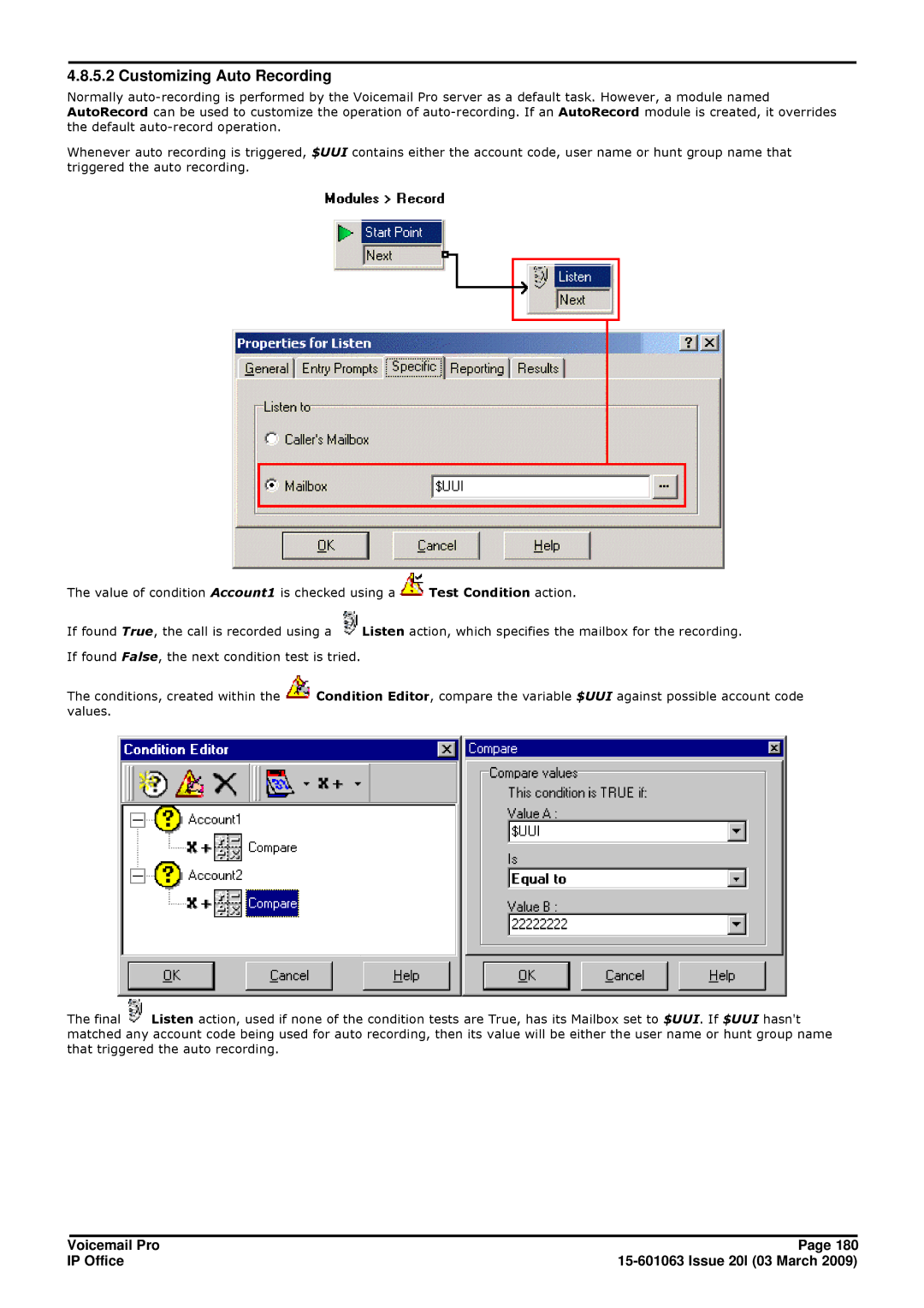 Avaya 15-601063 manual Customizing Auto Recording 