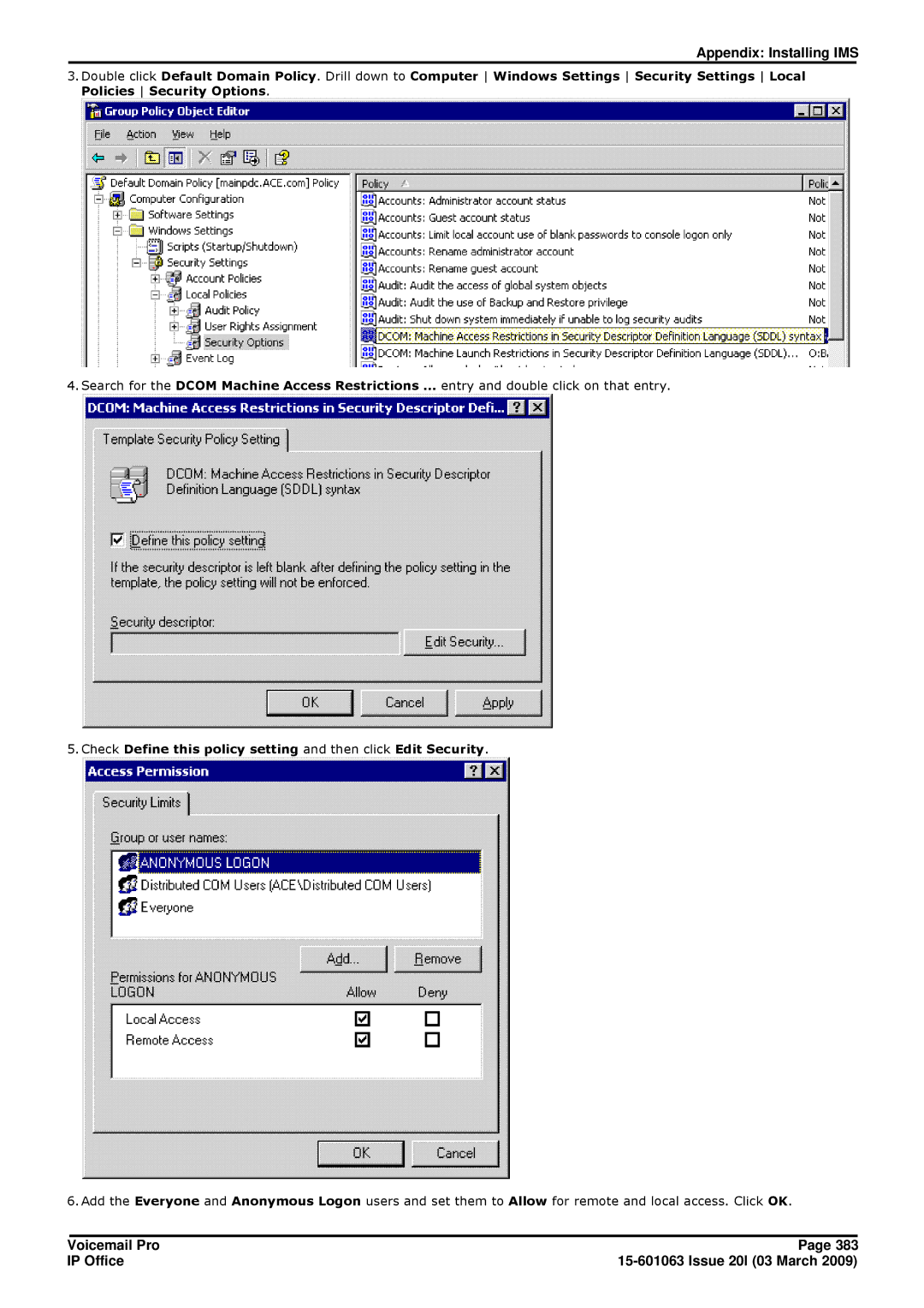 Avaya 15-601063 manual Appendix Installing IMS 