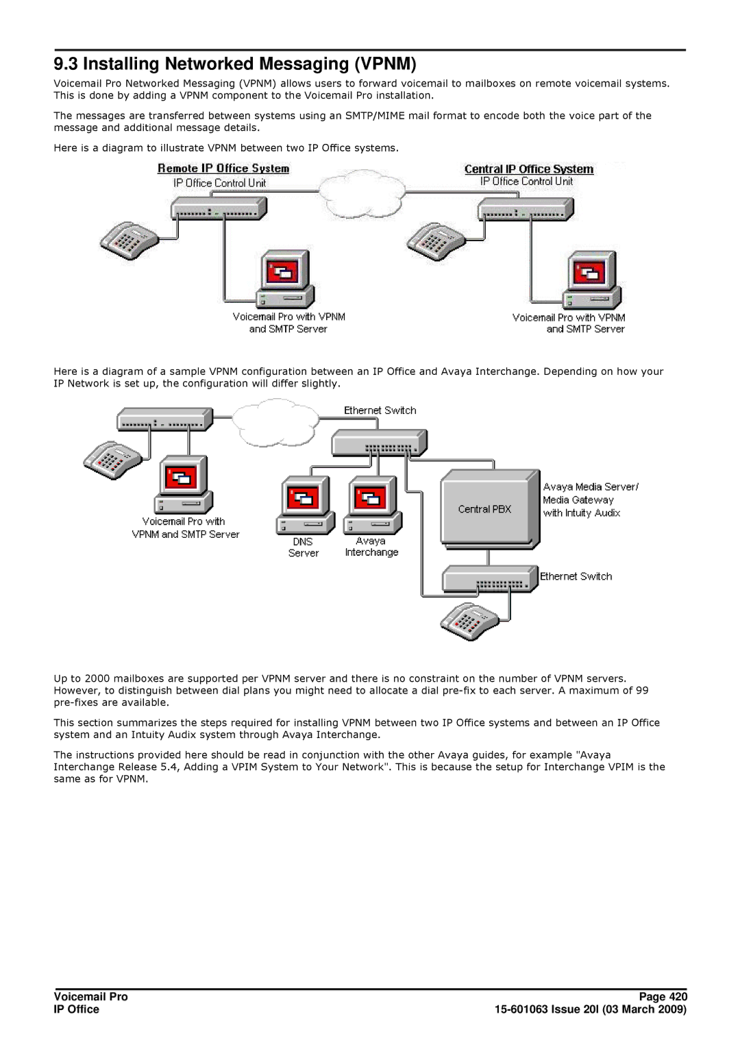 Avaya 15-601063 manual Installing Networked Messaging Vpnm 