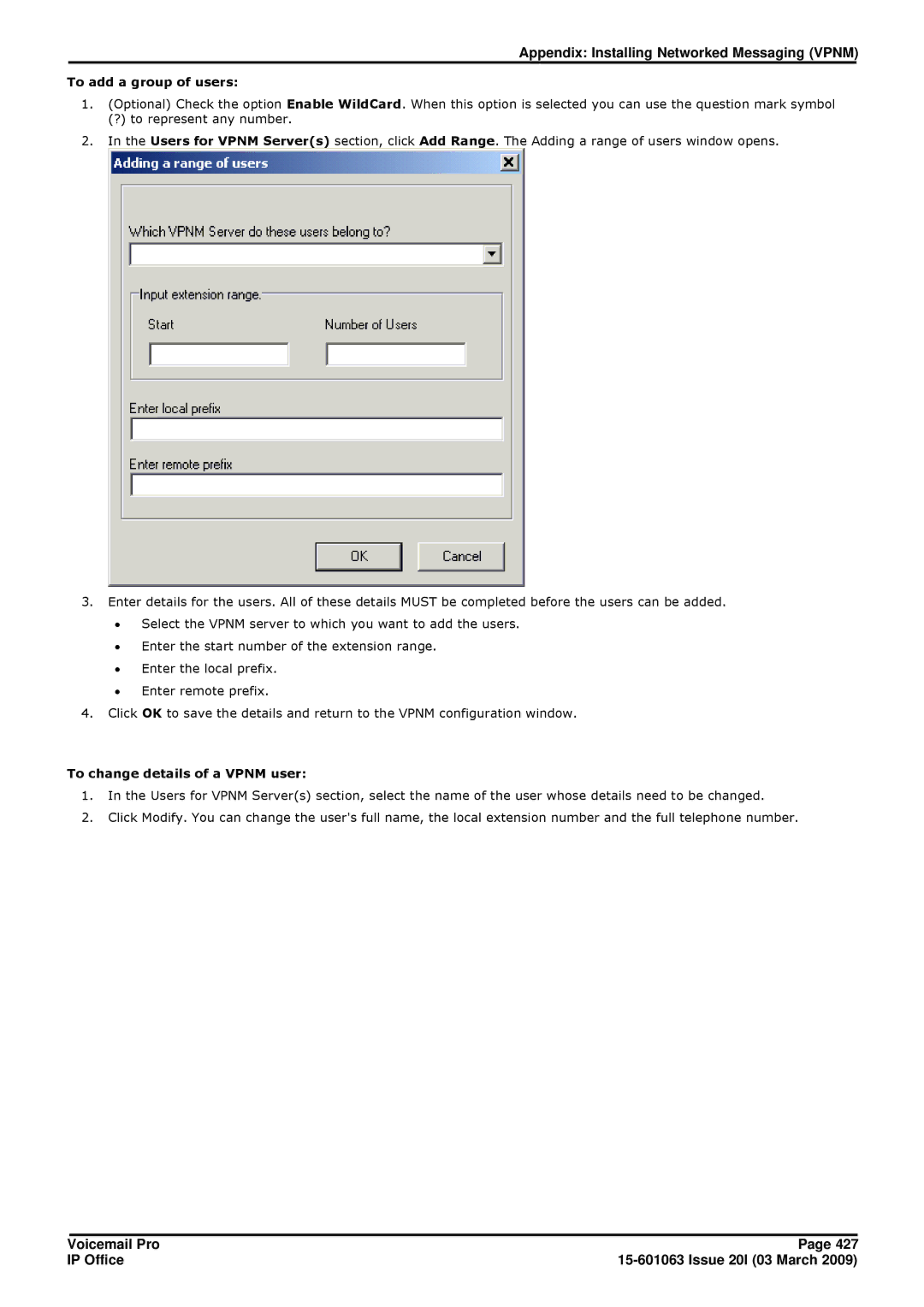 Avaya 15-601063 manual To add a group of users 