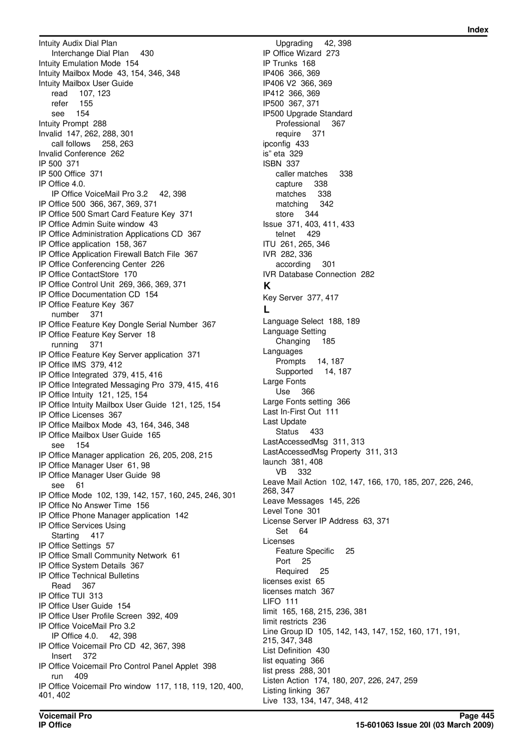 Avaya 15-601063 manual Itu 