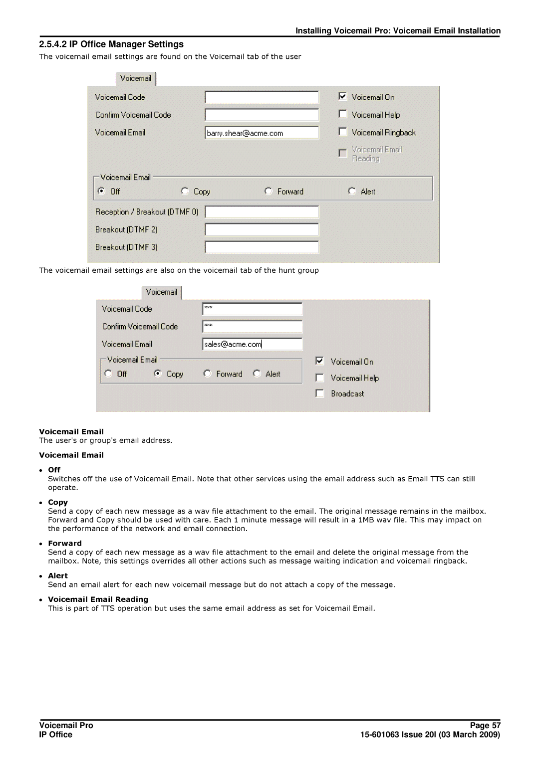 Avaya 15-601063 manual IP Office Manager Settings 