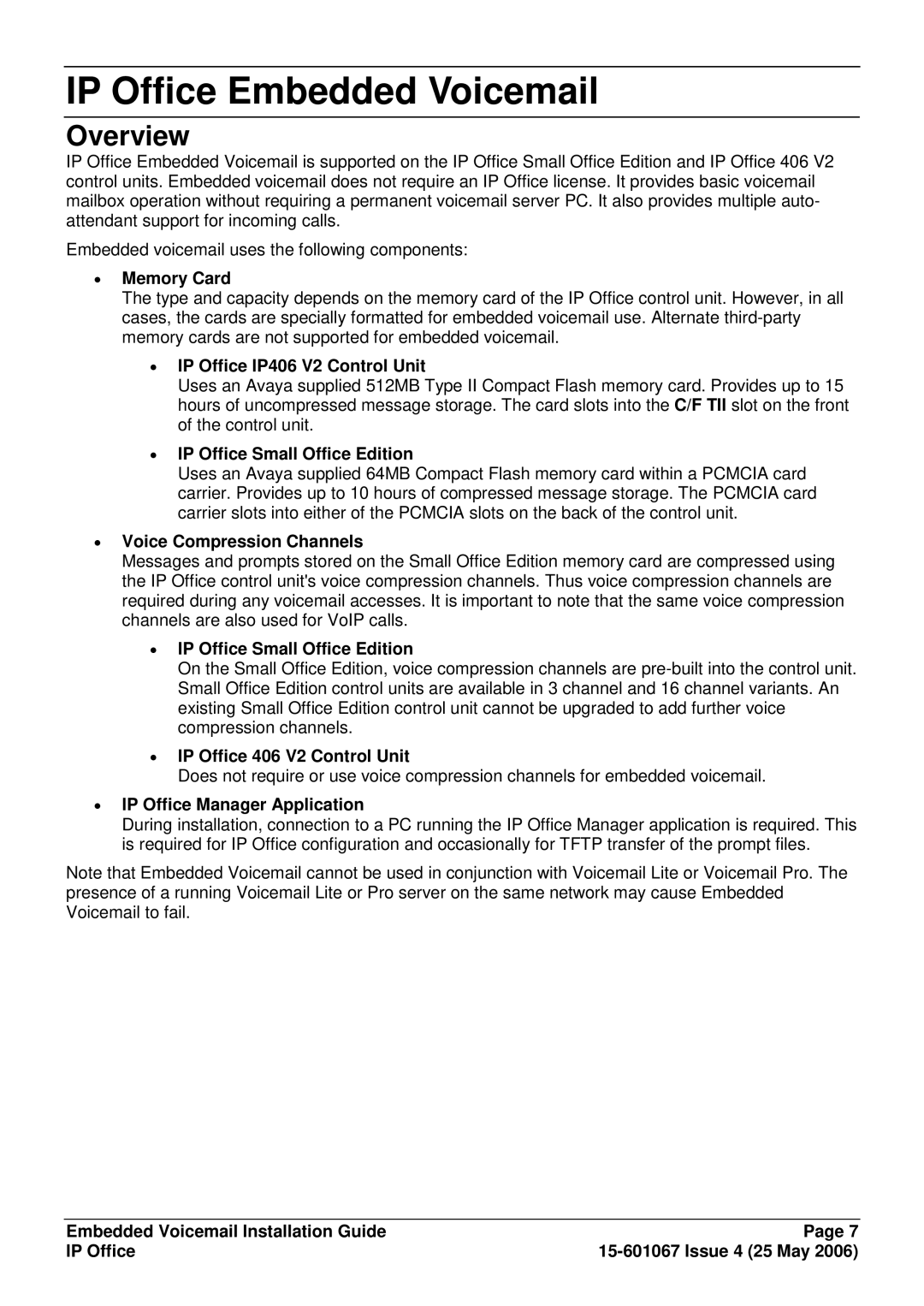 Avaya 15-601067 manual 