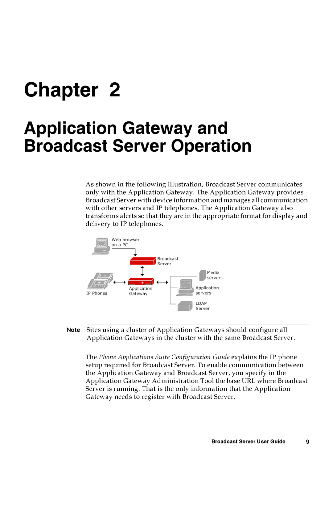 Avaya 16-300272 manual Application Gateway and Broadcast Server Operation 