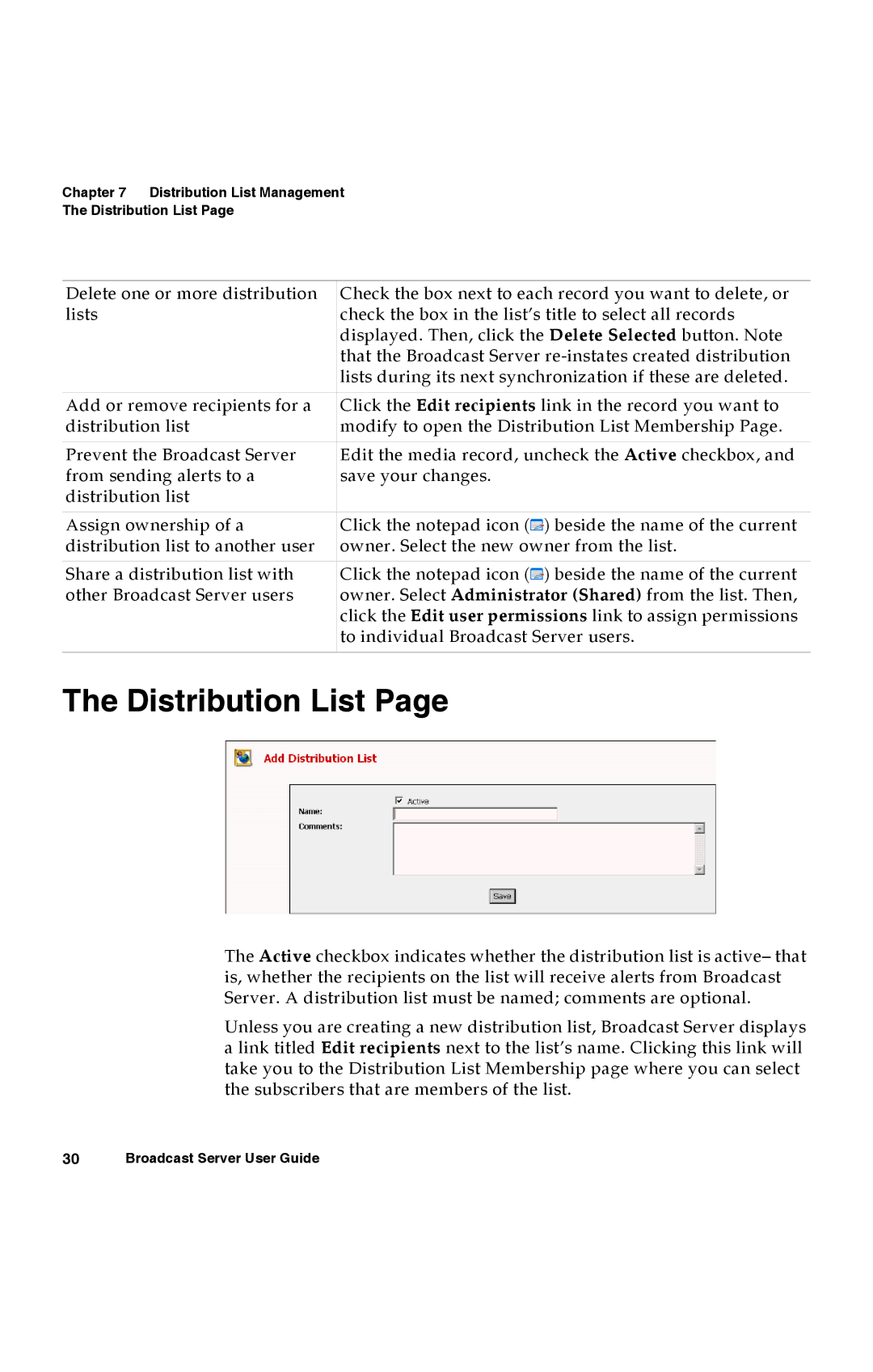 Avaya 16-300272 manual Distribution List Management 