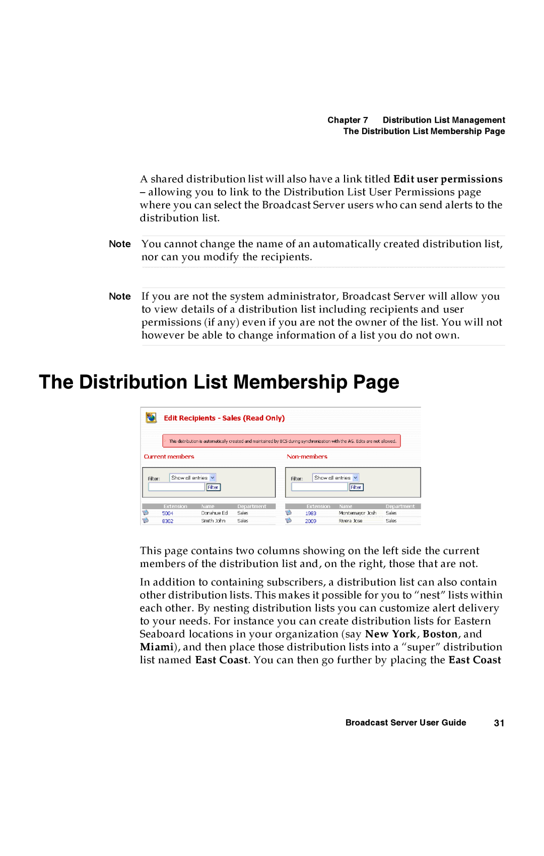 Avaya 16-300272 manual Distribution List Management Distribution List Membership 