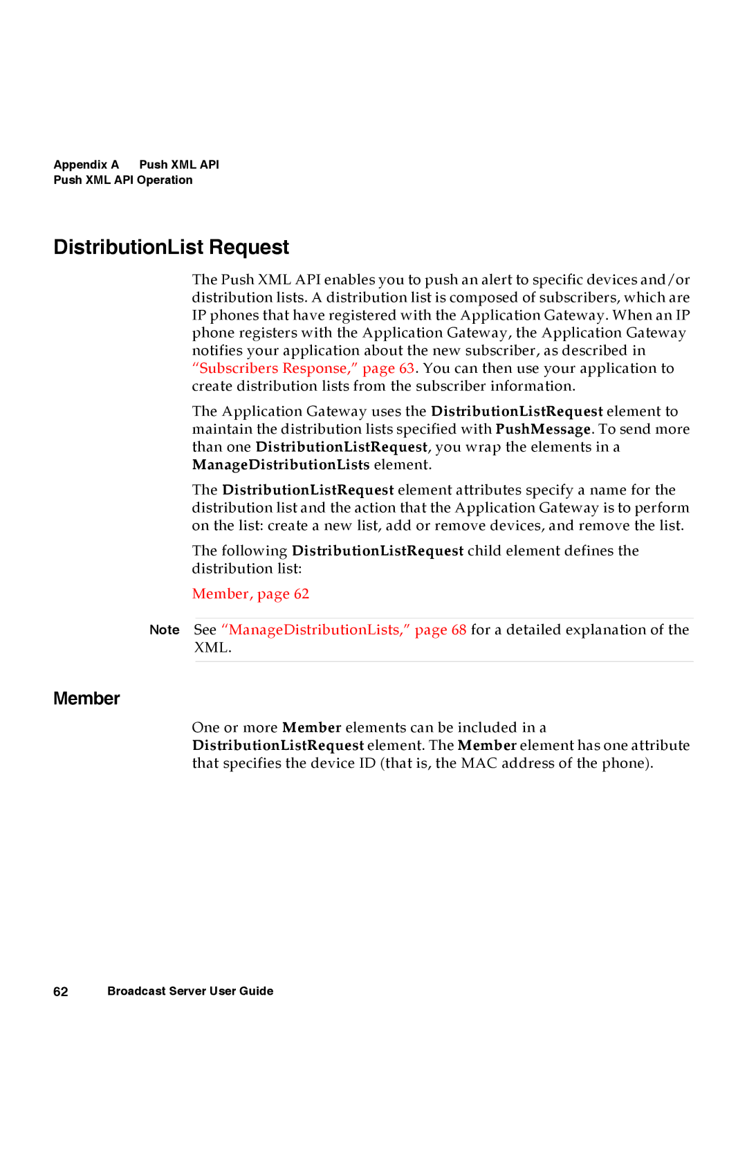 Avaya 16-300272 manual DistributionList Request, Member 