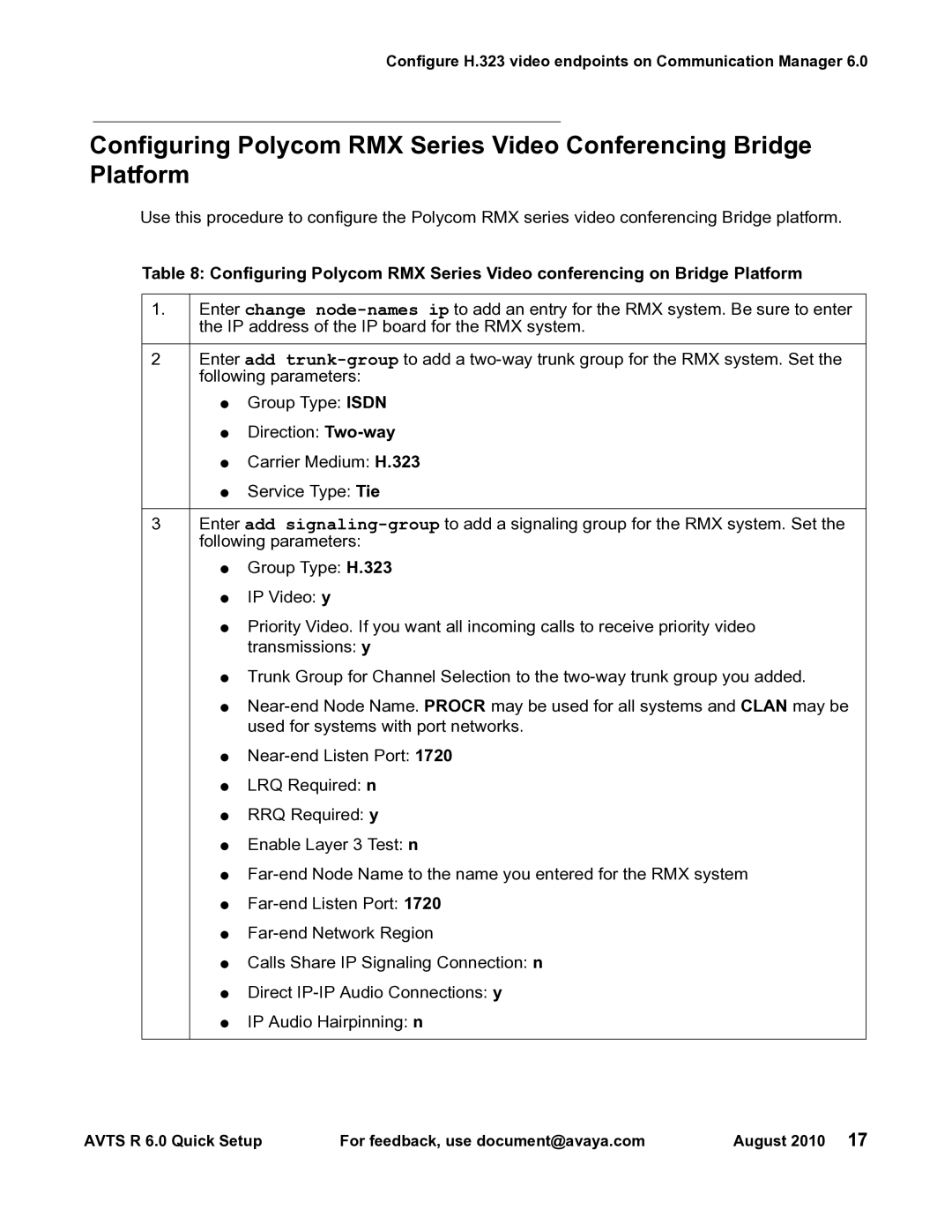 Avaya 16-300310 manual IP address of the IP board for the RMX system 