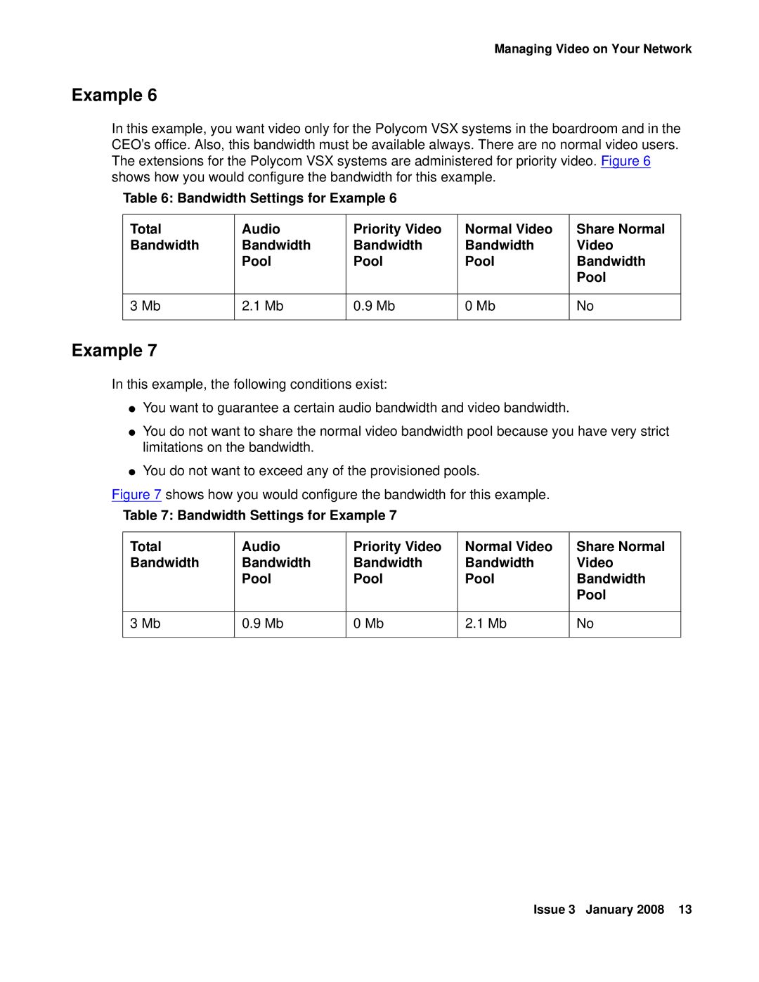 Avaya 16-601423 manual Shows how you would configure the bandwidth for this example 