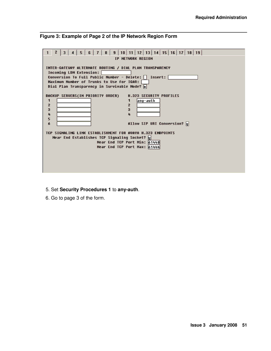 Avaya 16-601423 manual Go to page 3 of the form 