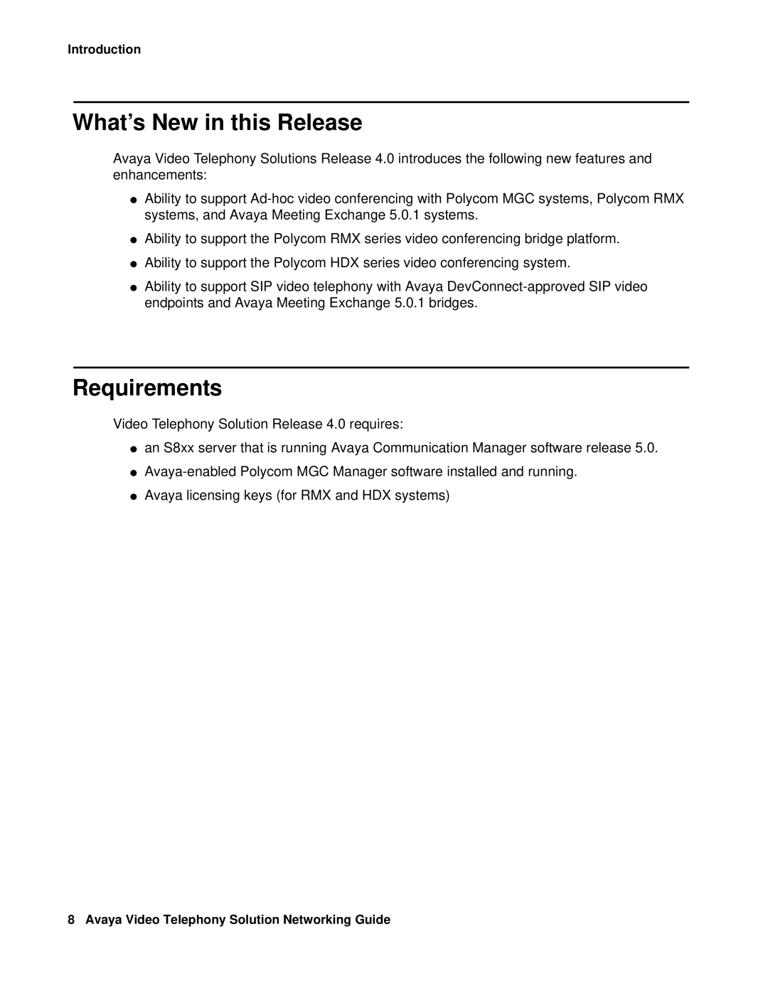 Avaya 16-601423 manual What’s New in this Release, Requirements 