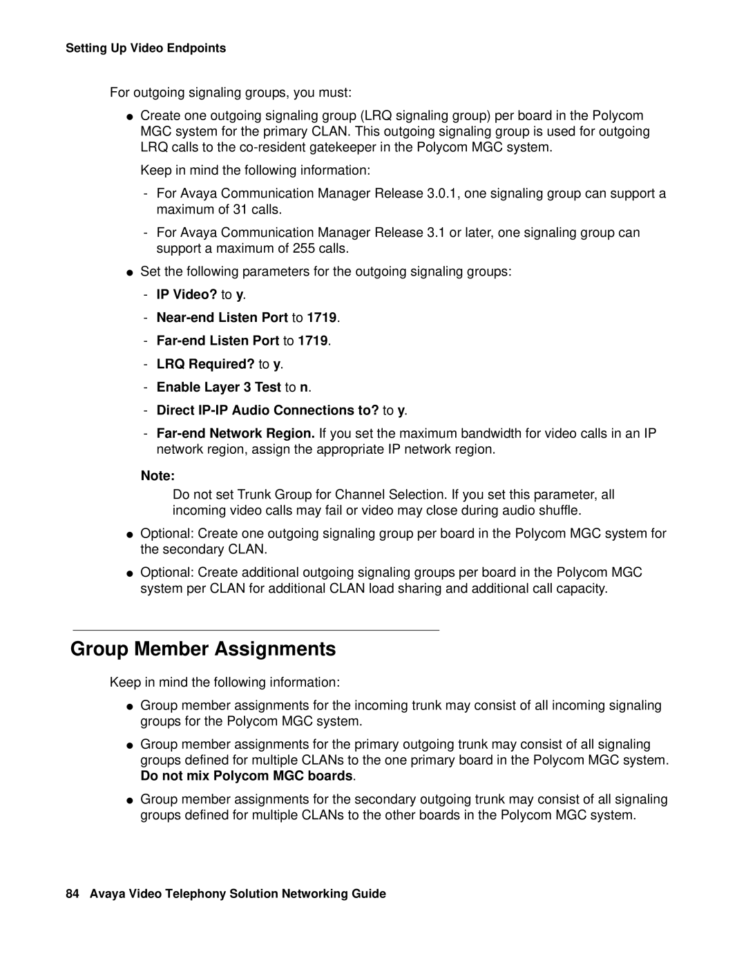 Avaya 16-601423 manual Group Member Assignments 