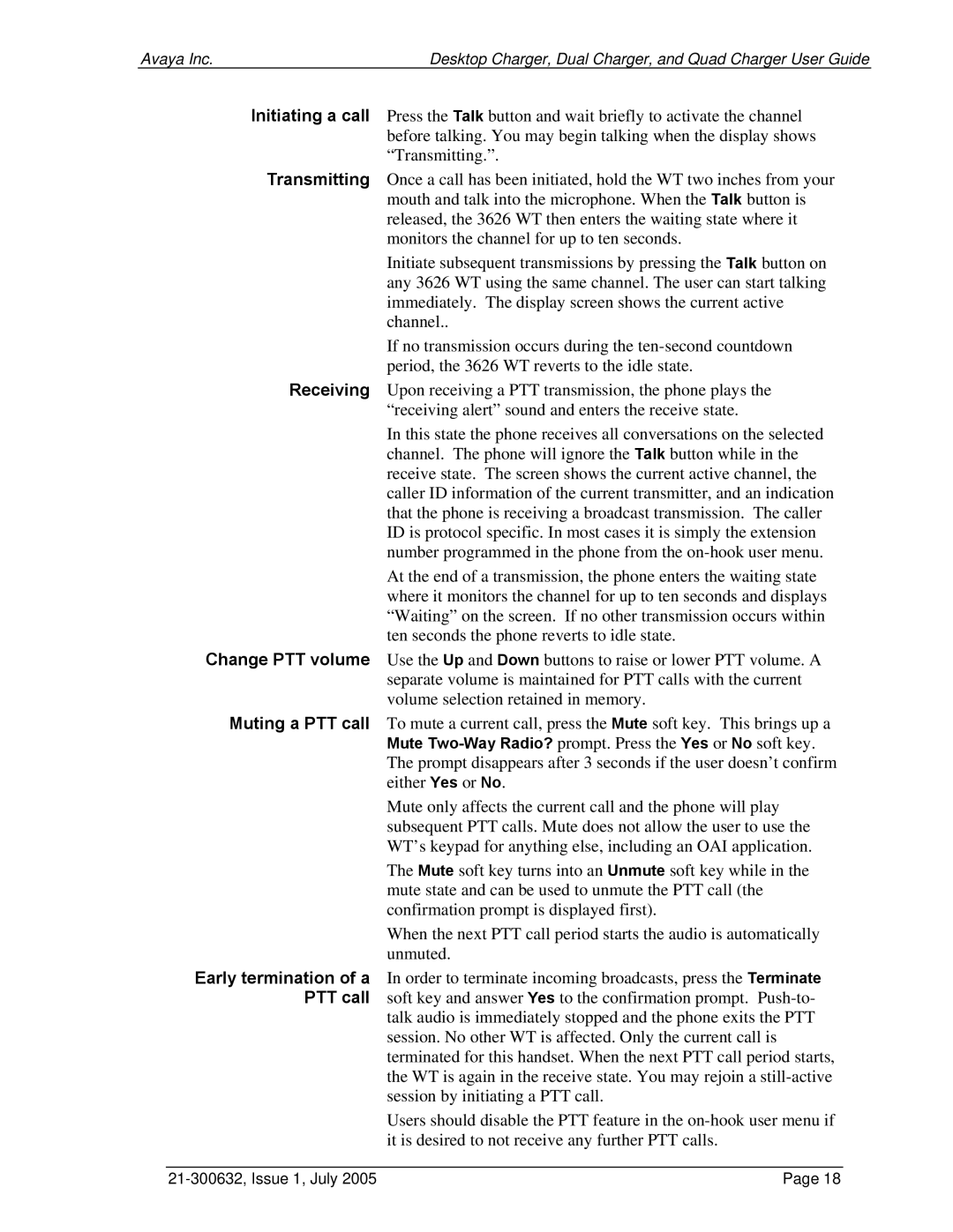 Avaya 3600 Series manual 21-300632, Issue 1, July 