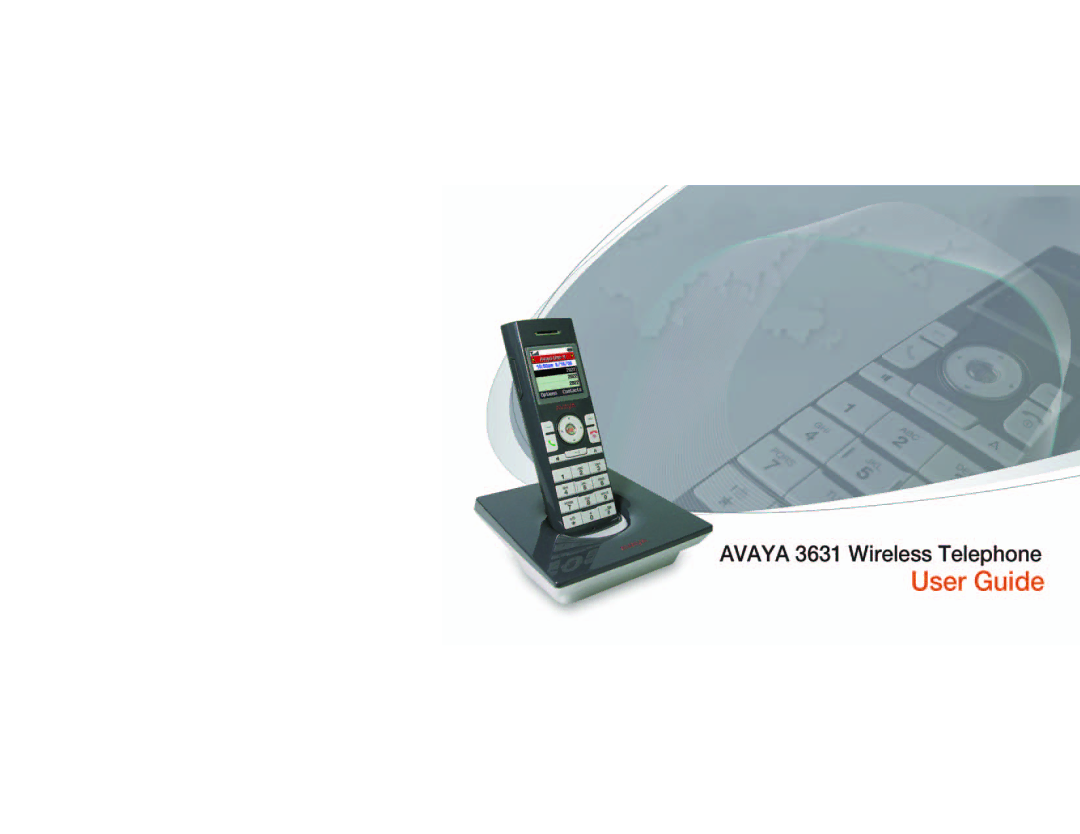 Avaya 3631 manual 