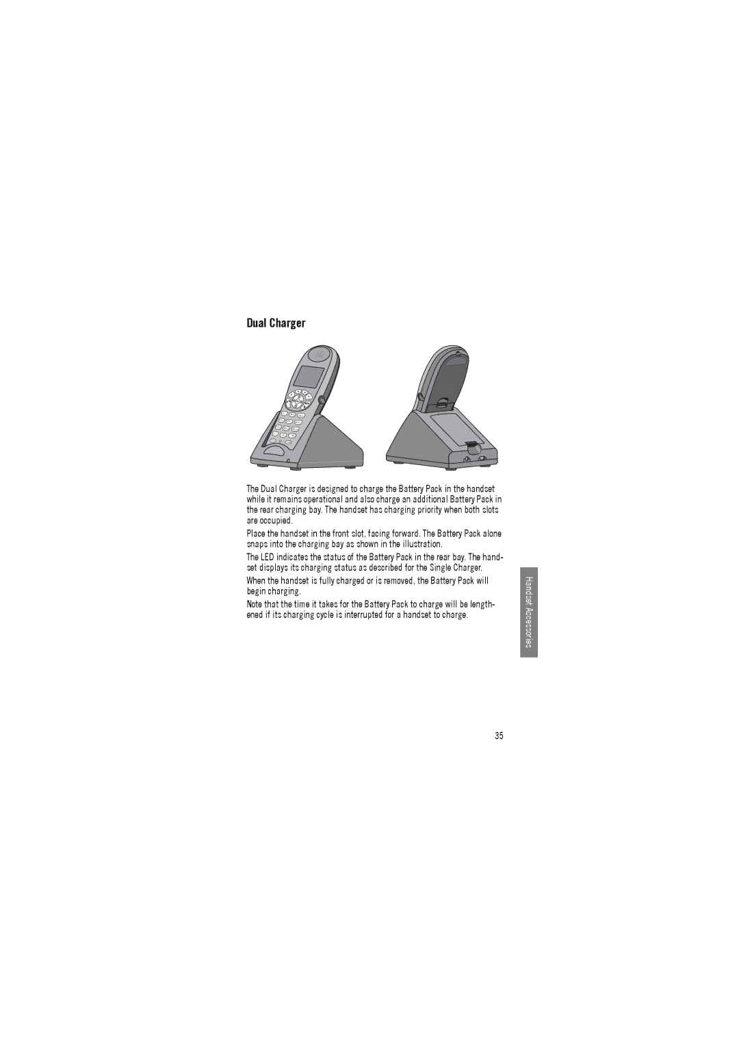 Avaya 3645, 3641 manual Dual Charger 