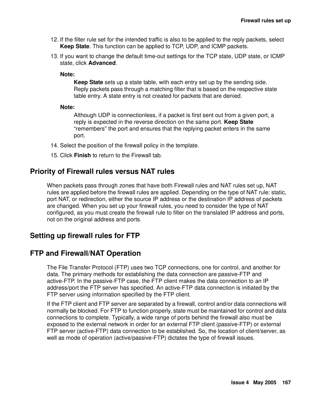 Avaya 3.7 manual Priority of Firewall rules versus NAT rules 