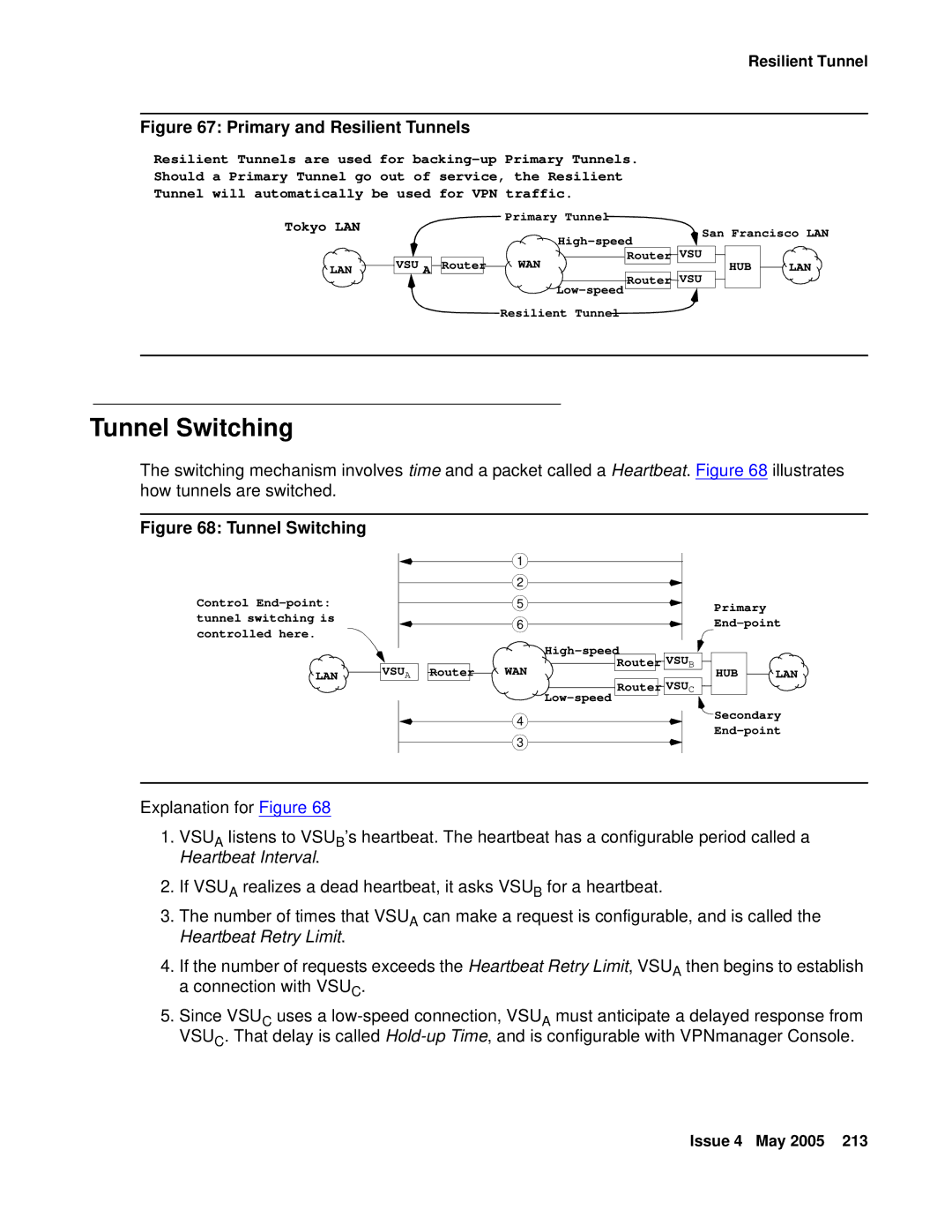 Avaya 3.7 manual Tunnel Switching, Primary and Resilient Tunnels 