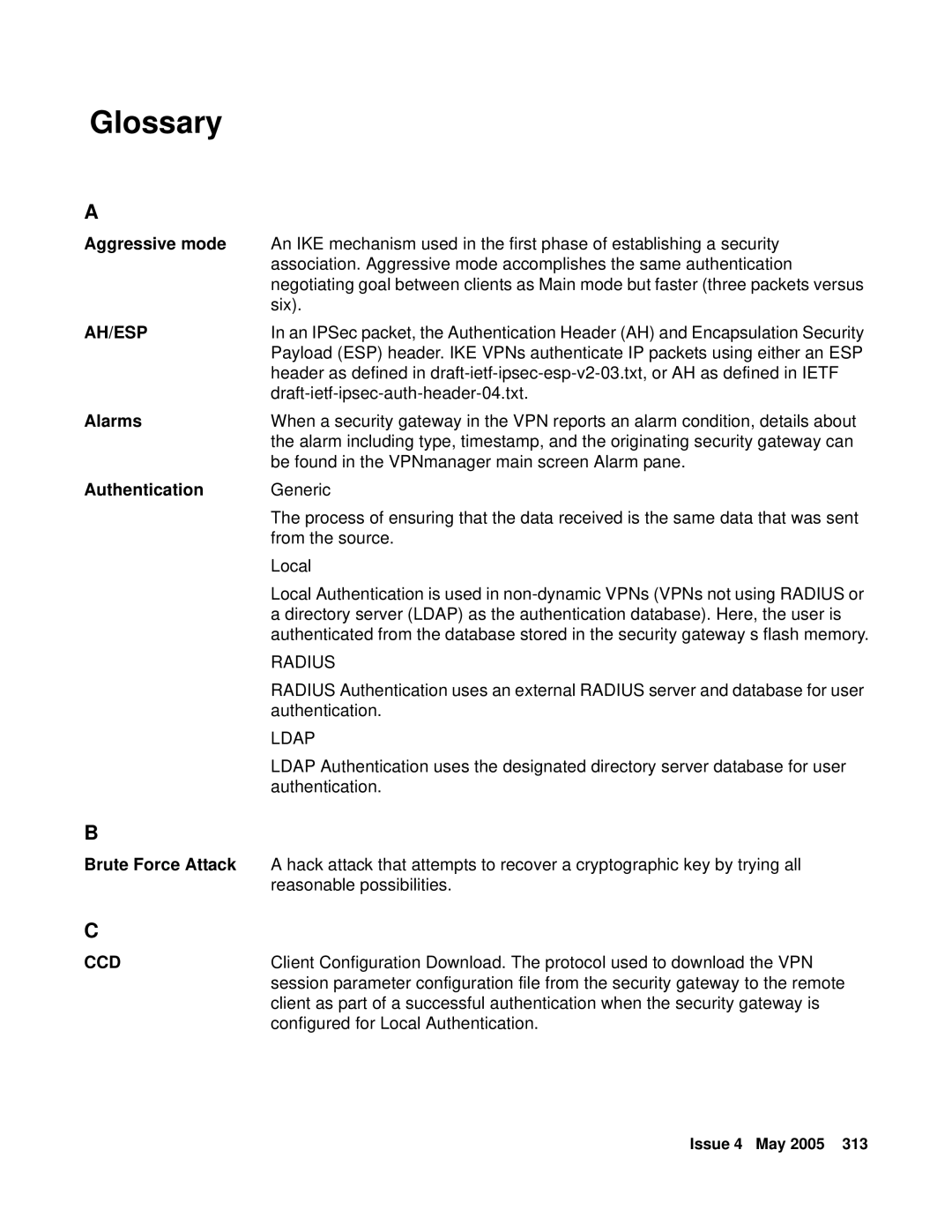 Avaya 3.7 manual Aggressive mode, Alarms 