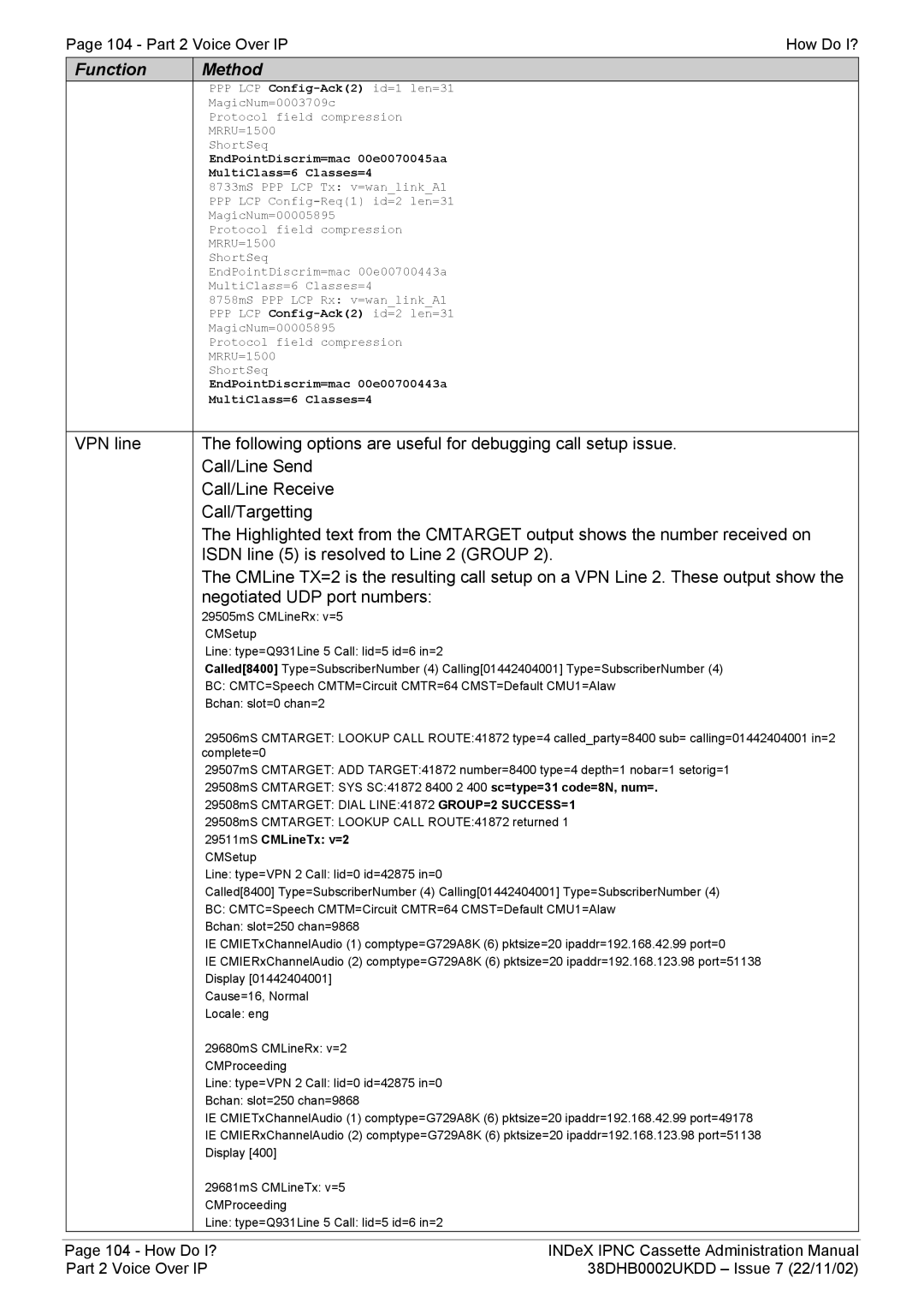 Avaya 38DHB0002UKDD manual Part 2 Voice Over IP How Do I? 