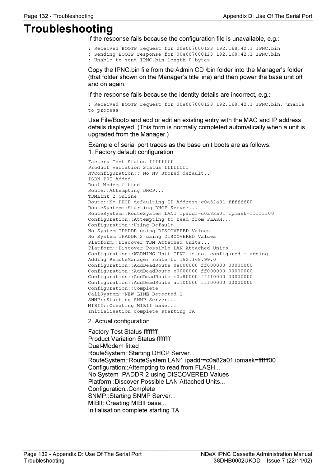 Avaya 38DHB0002UKDD manual Troubleshooting 