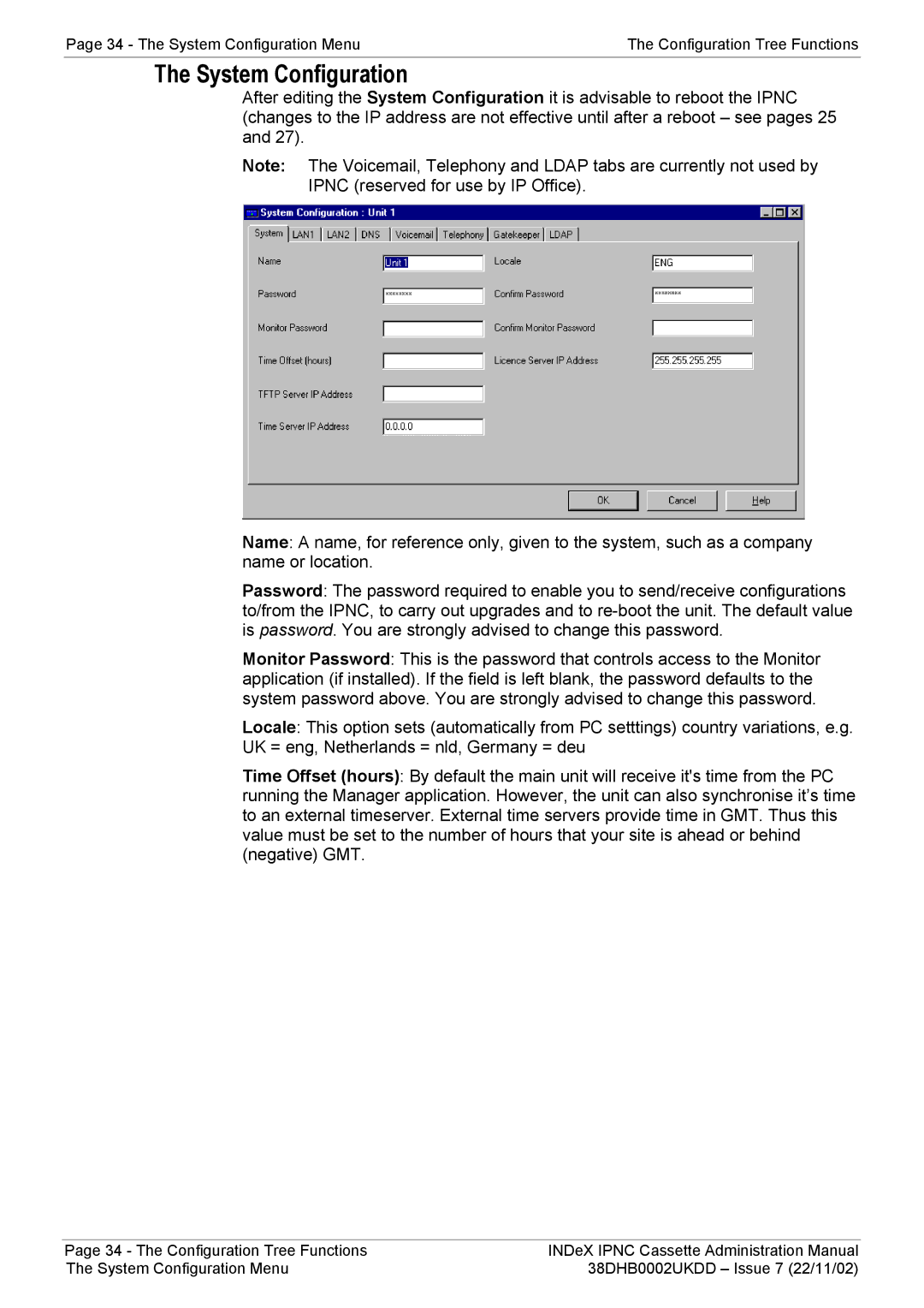 Avaya 38DHB0002UKDD manual System Configuration 