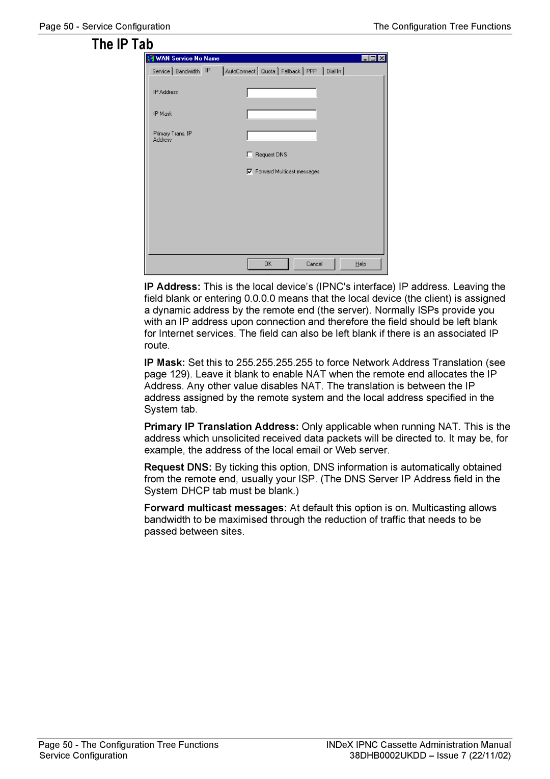 Avaya 38DHB0002UKDD manual IP Tab 