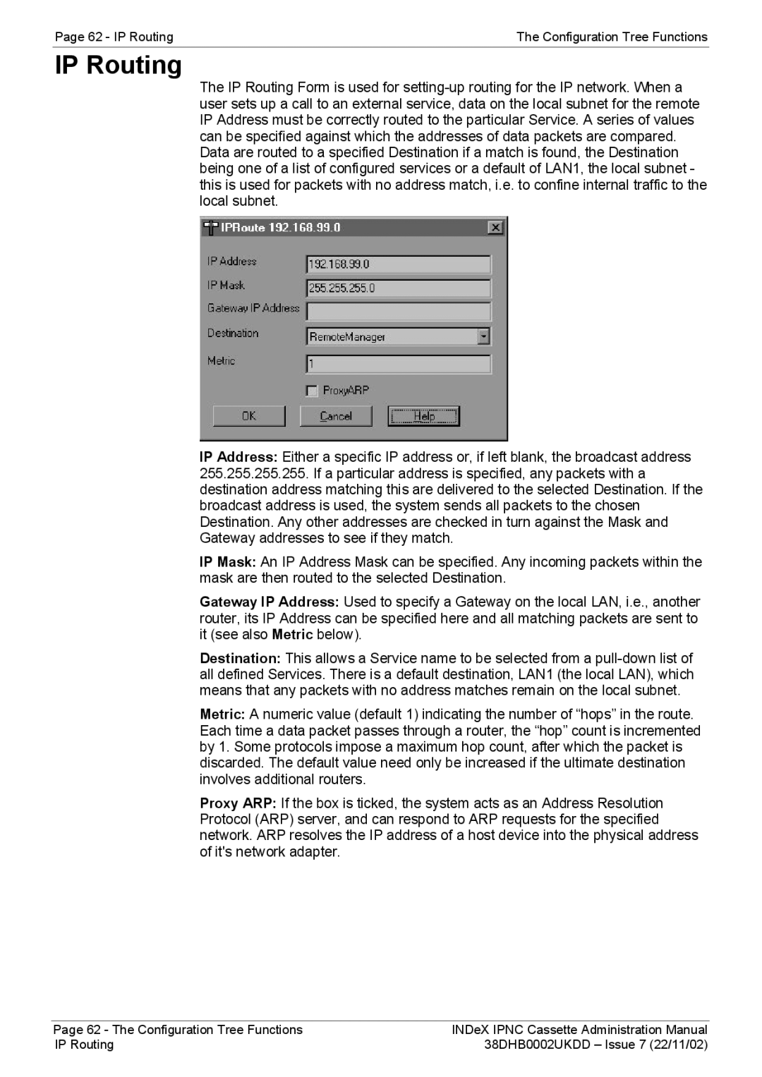 Avaya 38DHB0002UKDD manual IP Routing 