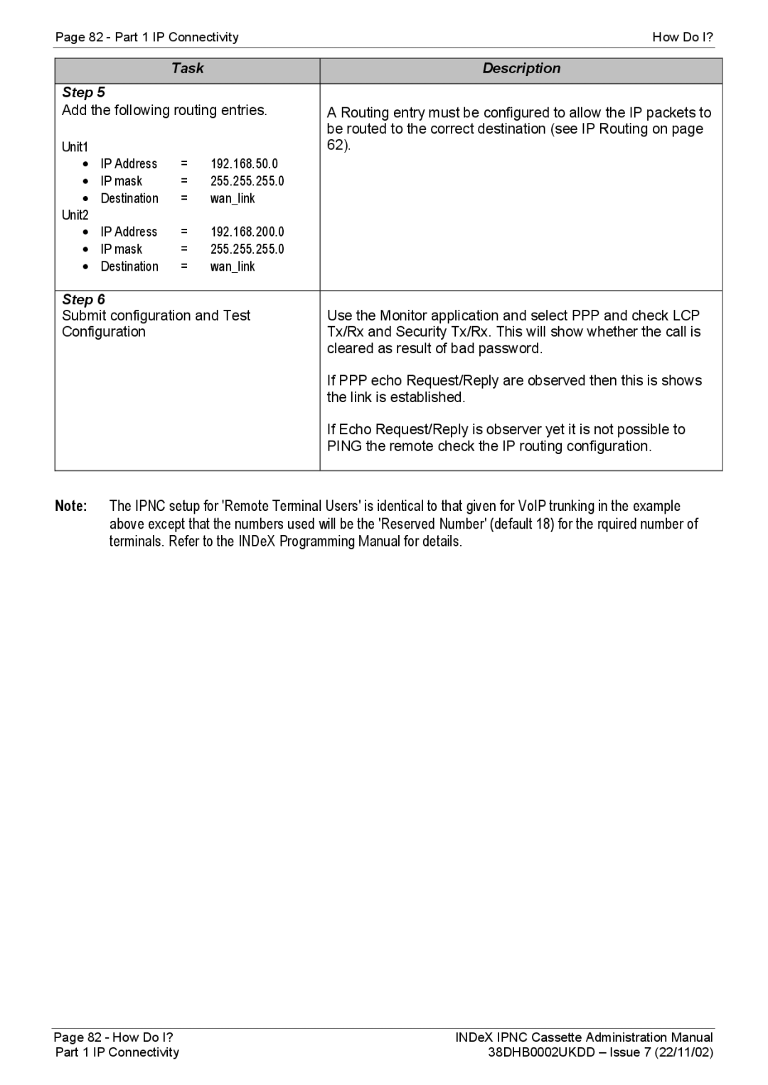 Avaya 38DHB0002UKDD manual Part 1 IP Connectivity How Do I? 