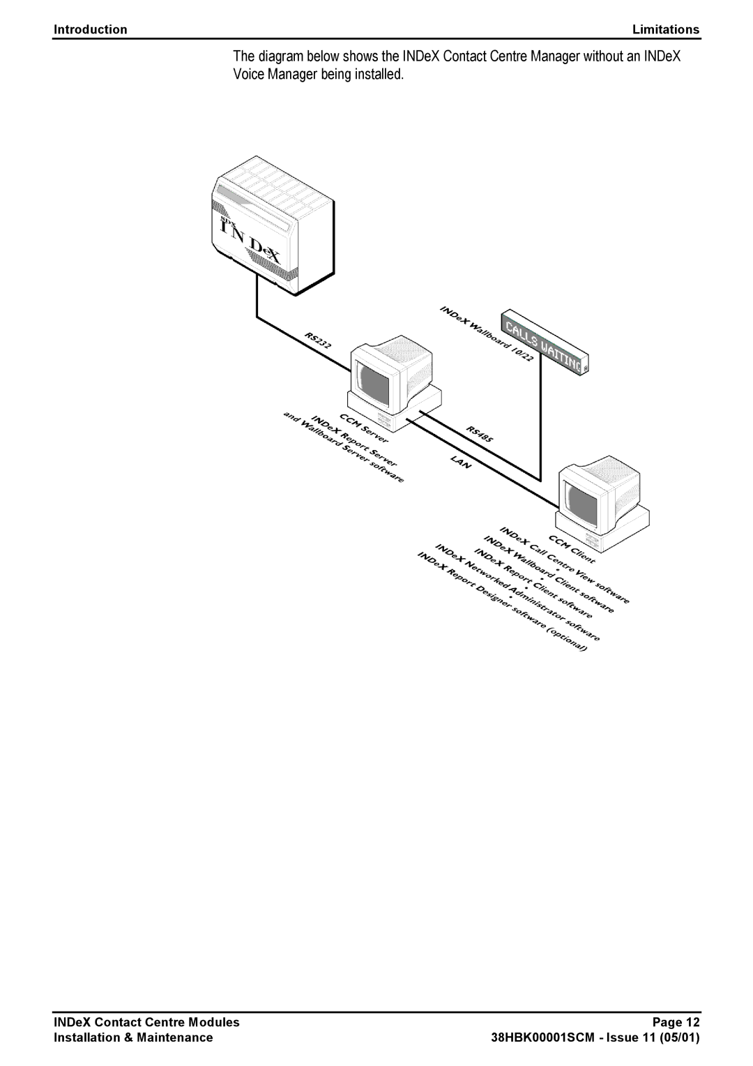 Avaya 38HBK00001SCM manual Introduction Limitations 