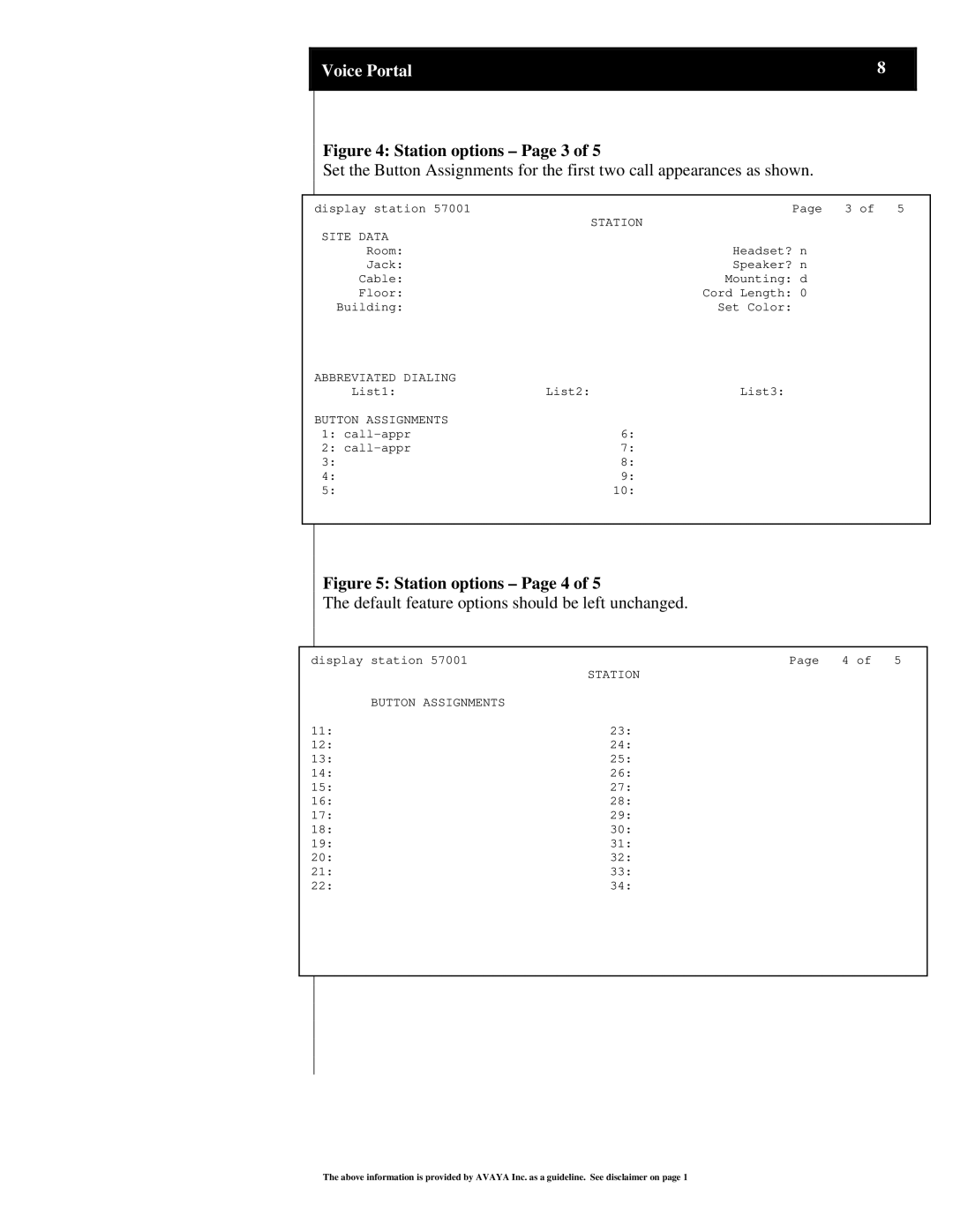 Avaya 3910 manual Site Data, Abbreviated Dialing, Station Button Assignments 