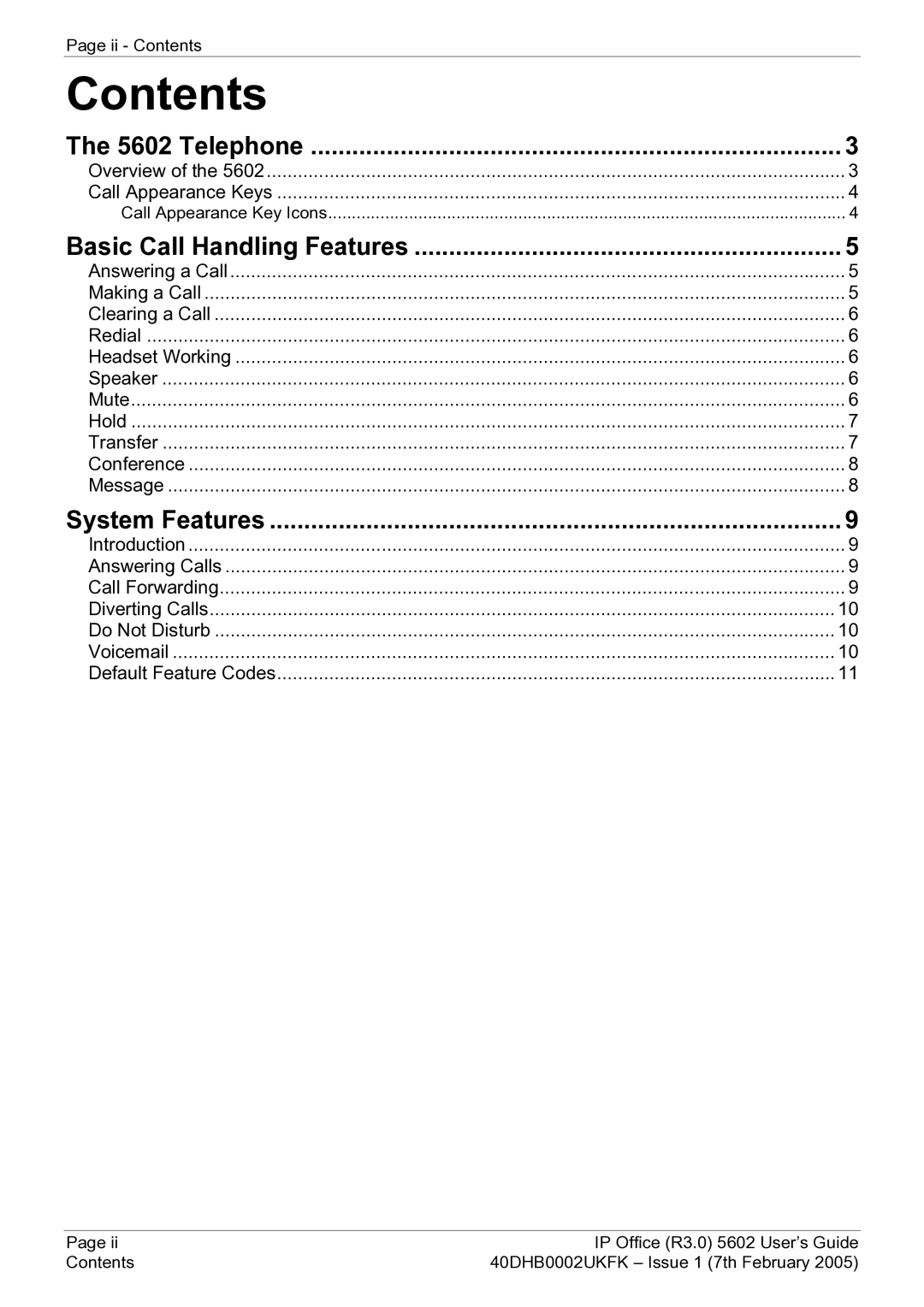 Avaya 40DHB0002UKFK manual Contents 