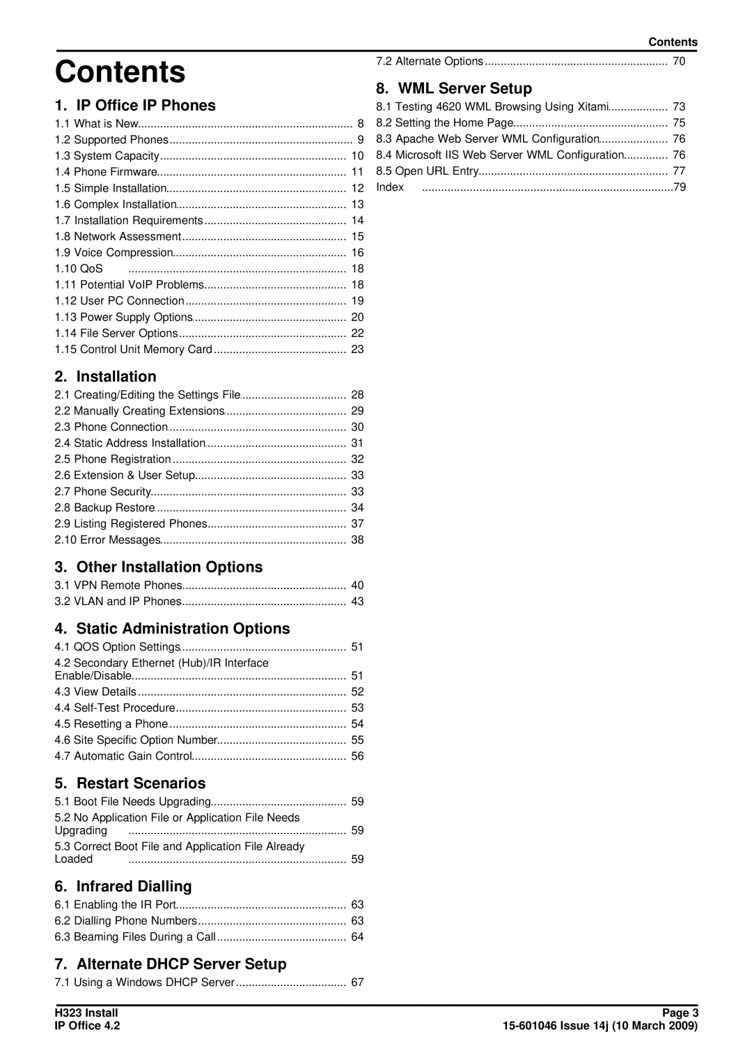 Avaya 4.2 manual Contents 