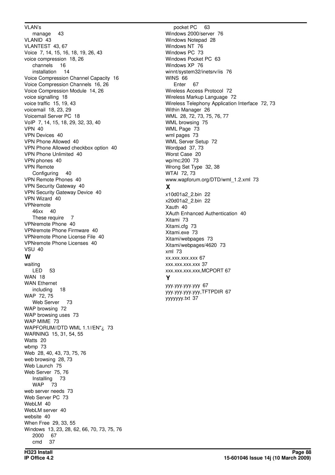 Avaya 4.2 manual Vlanid Vlantest 43 