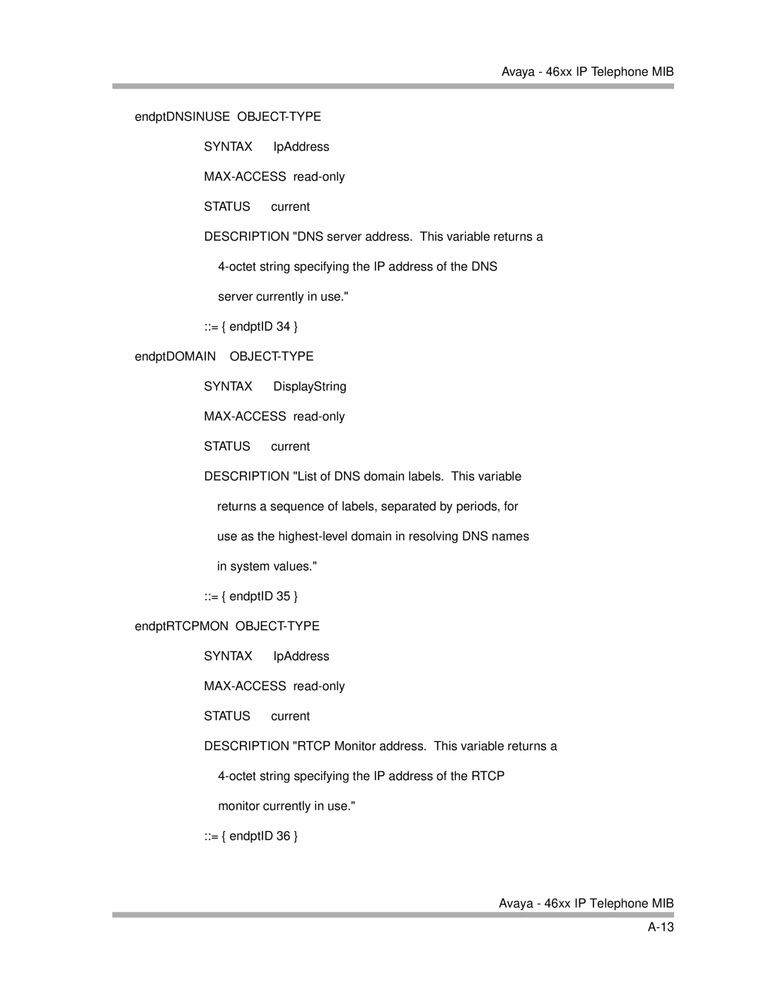 Avaya 4600 Series manual 