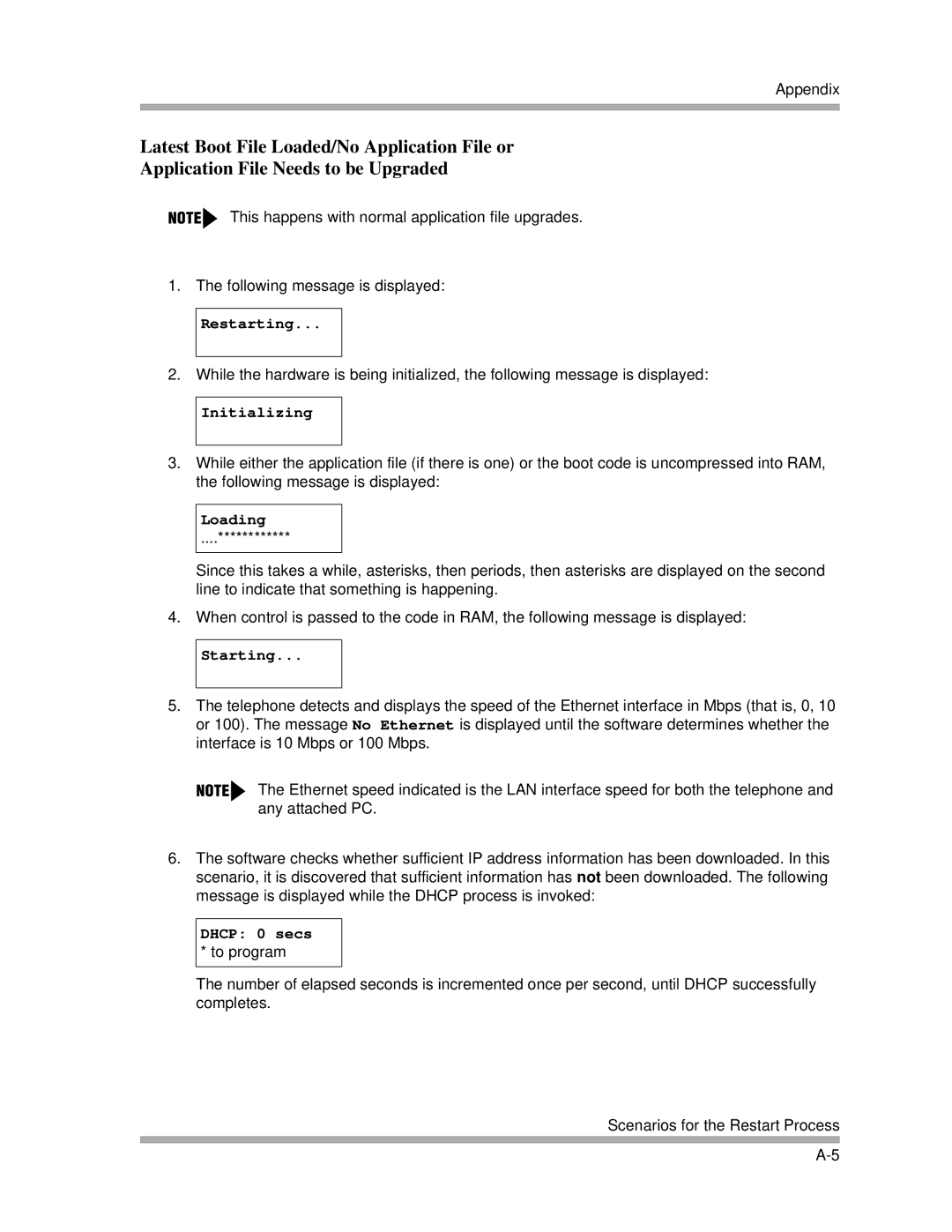 Avaya 4600 manual Appendix 