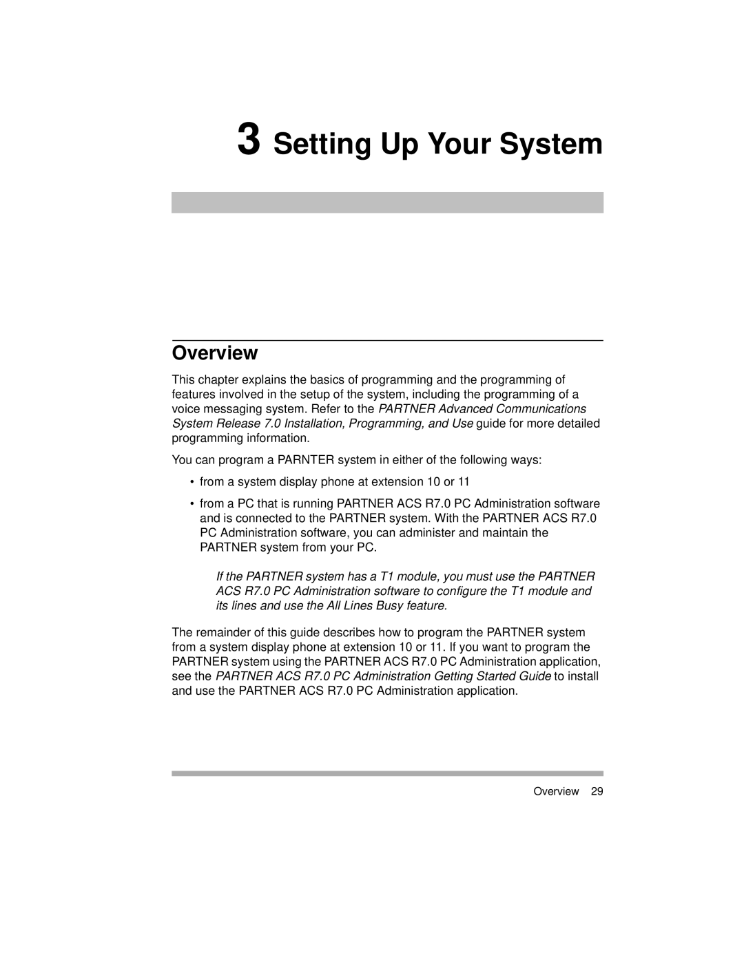 Avaya 518-456-804 manual Setting Up Your System 