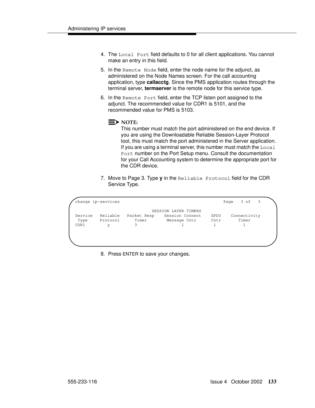 Avaya 555-233-116 manual Session Layer 